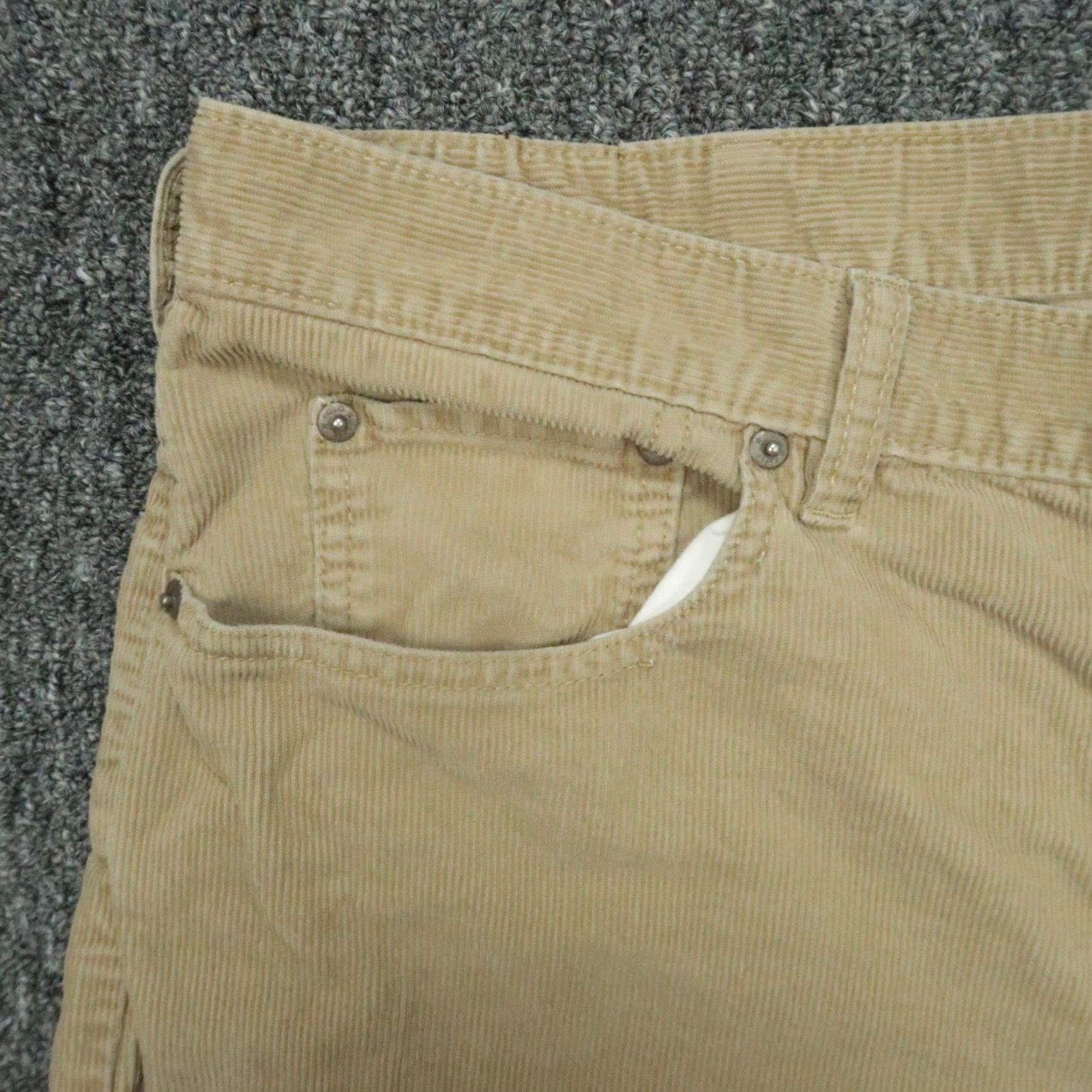 Polo Ralph Lauren VINTAGE Polo Ralph Lauren Pants Men 38x30 Khaki Corduroy 5 Pocket Chino Trouser Baggy Shirts? Size US M / EU 48-50 / 2 - 3 Thumbnail