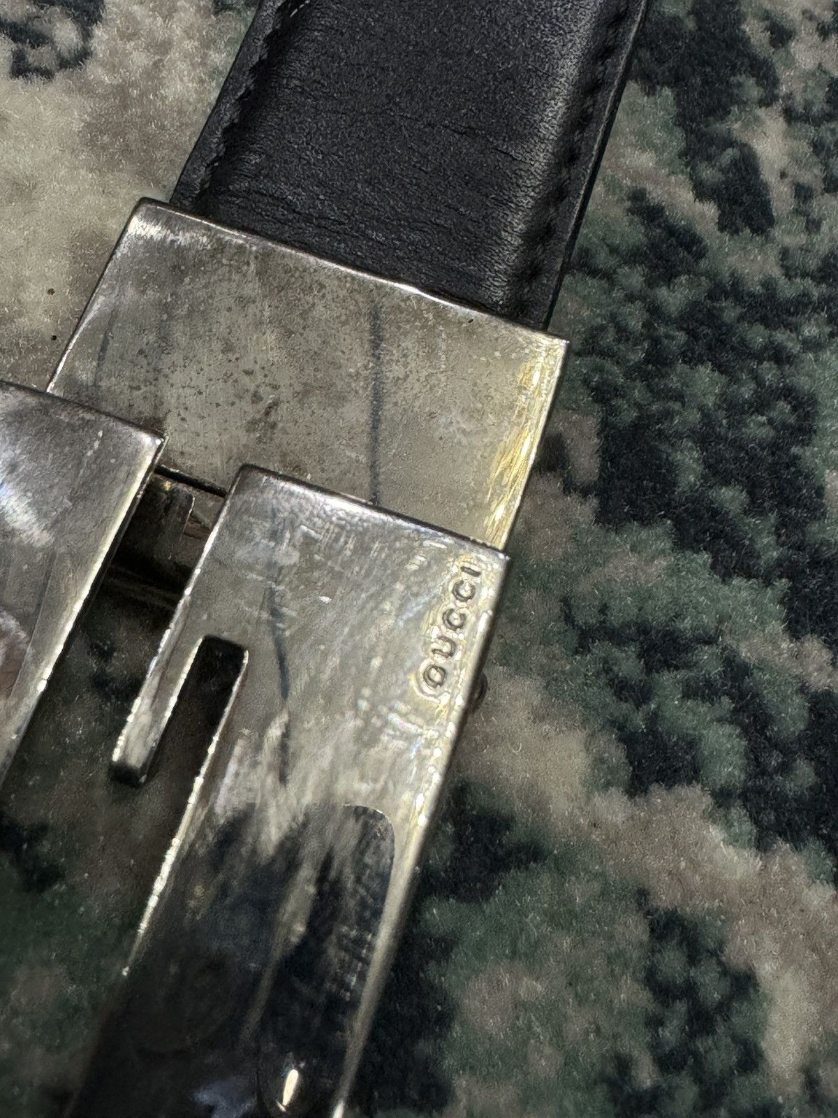 Gucci VINTAGE GUCCI BI-WAY LEATHER BELT Size 28 - 3 Thumbnail