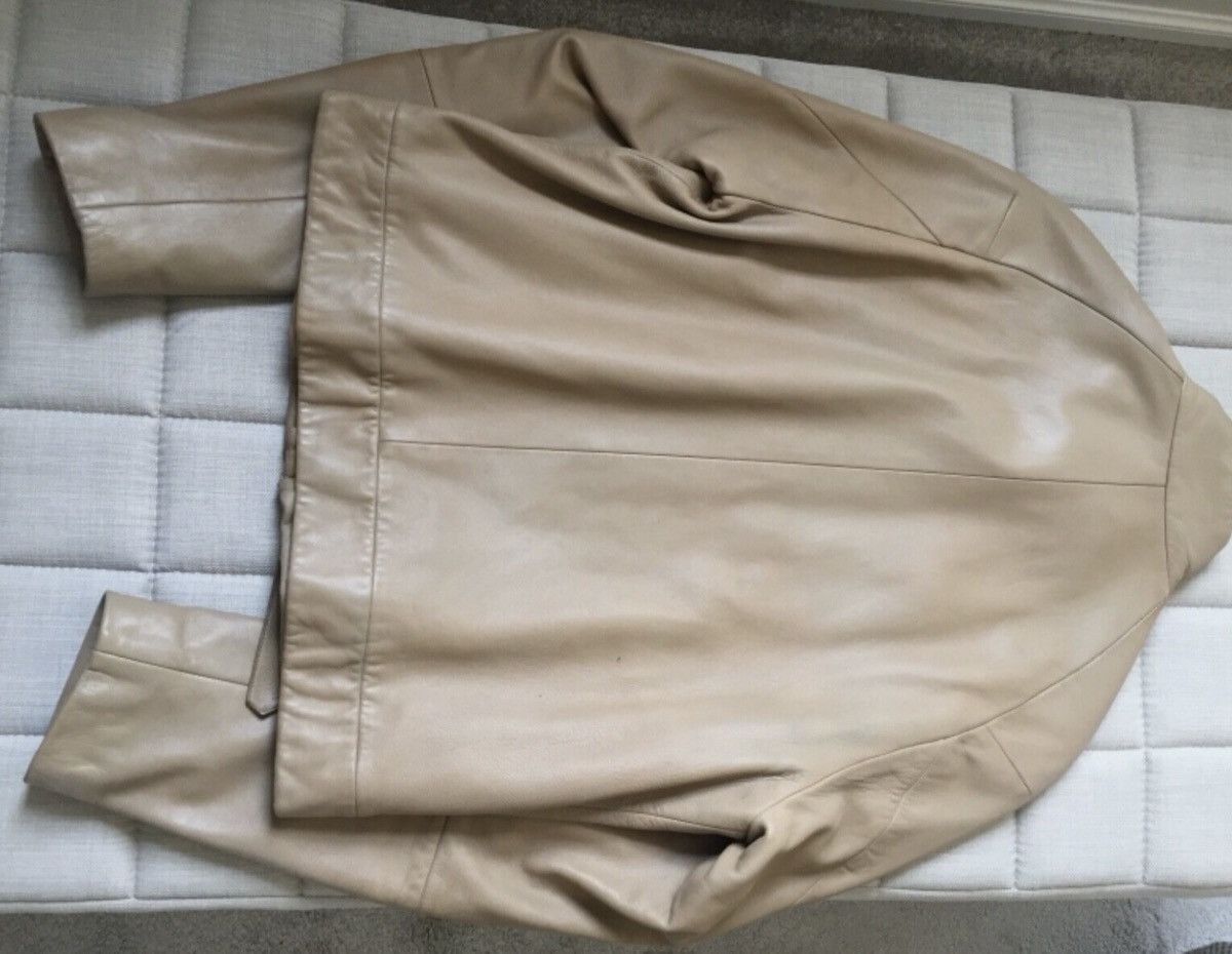Burberry BURBERRY MENS LEATHER JACKET Size US XXS / EU 40 - 8 Thumbnail
