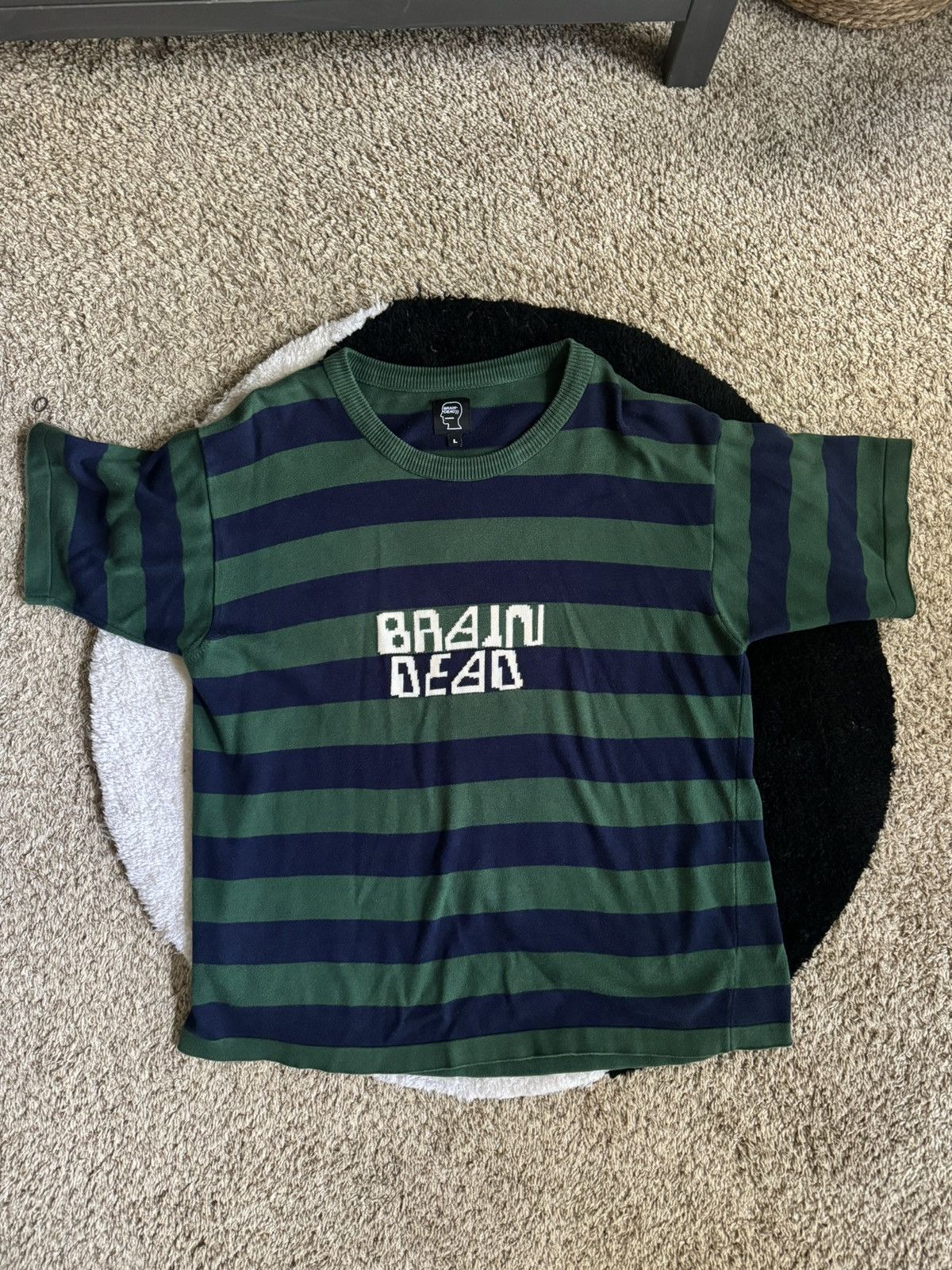Brain Dead Braindead short sleeve striped sweater Size US L / EU 52-54 / 3 - 1 Thumbnail