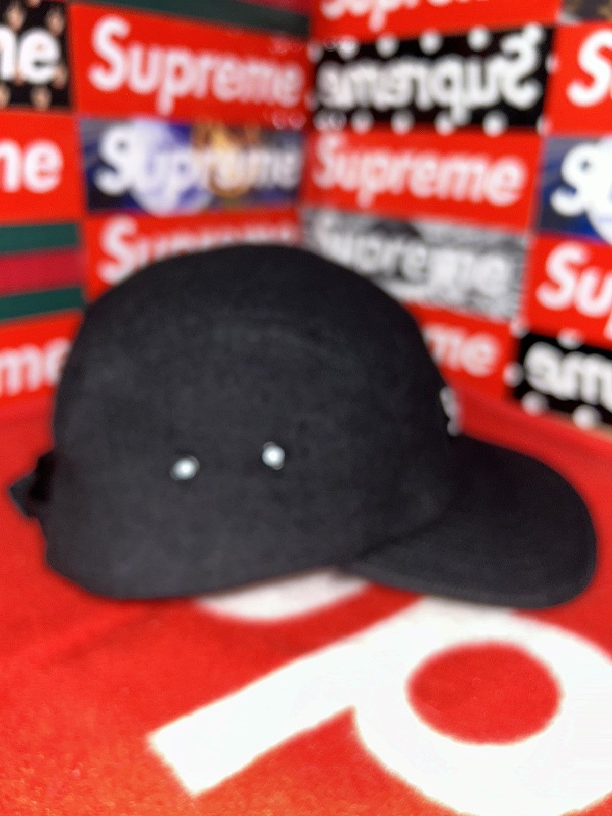 Supreme Supreme Loro Piana Camp Cat Hat Black Wool FW11 Size ONE SIZE - 2 Thumbnail