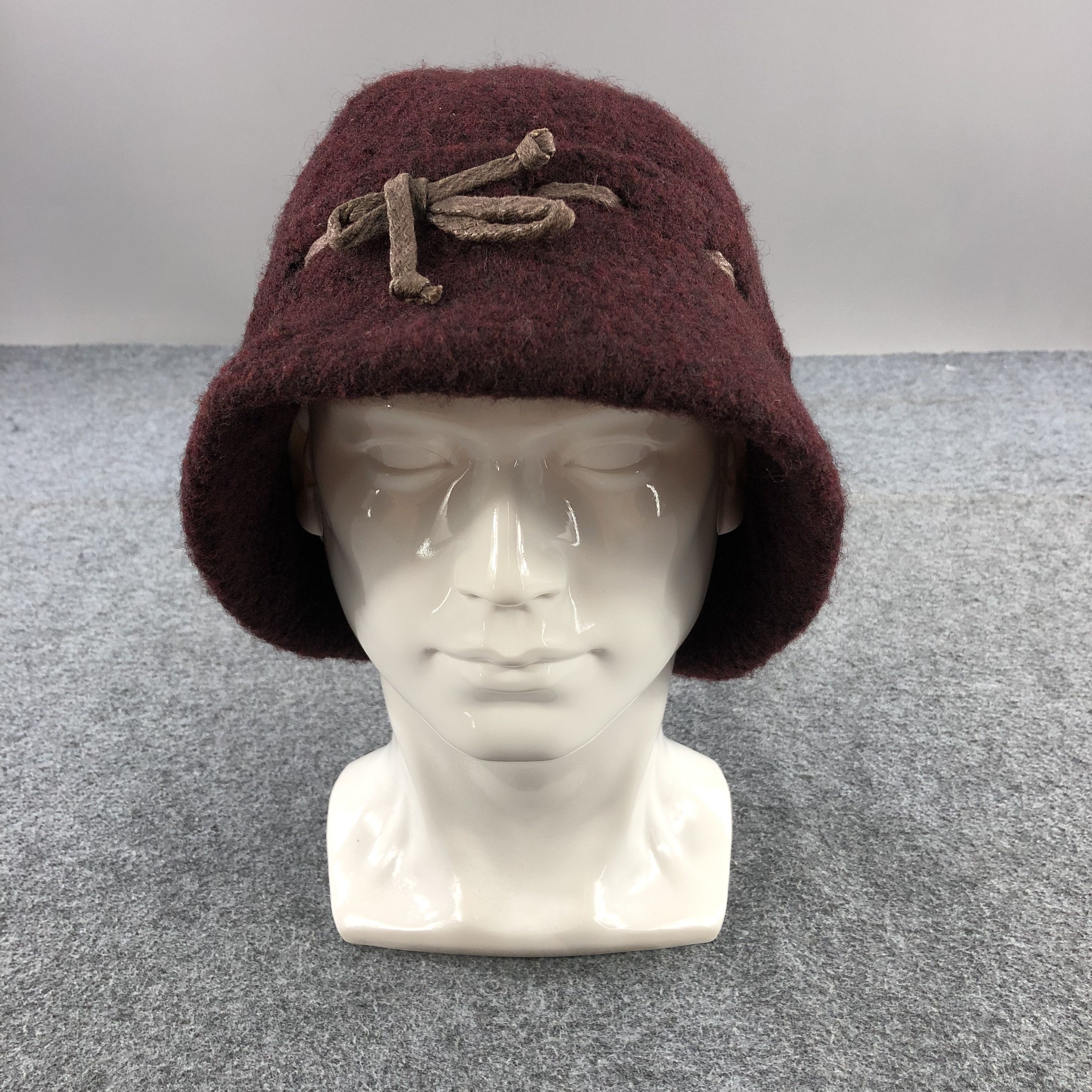 image of Vintage Namiki Wool Bucket Hat Beanie Snowcap Snow Hat B211, Men's