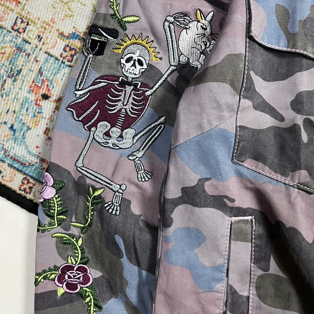 Levi's × Zadig & Voltaire Zadig & Voltaire Skeleton Army Jacket Size S / US 4 / IT 40 - 5 Thumbnail