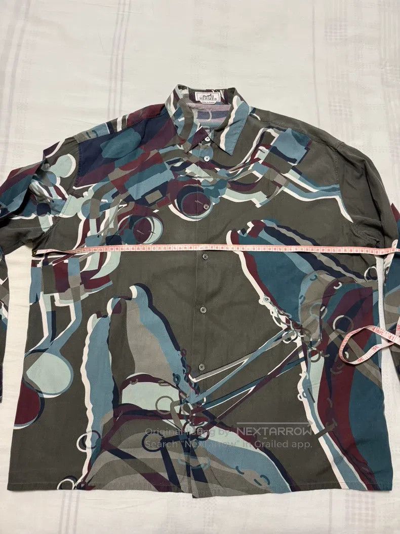 Hermes Hermes size 40 Silk shirt, 65% silk + 35% cotton Size US L / EU 52-54 / 3 - 4 Thumbnail