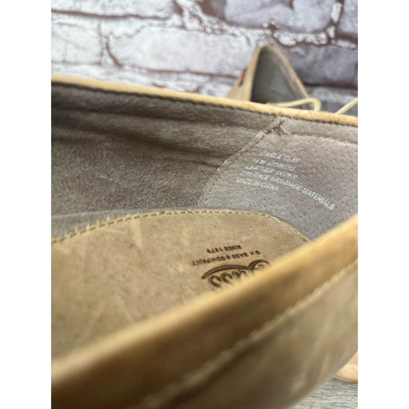 Bass GH Bass & Co. Bass Carla Clay Tan Leather Oxfords Shoes Wome Size US 11 / IT 41 - 9 Thumbnail