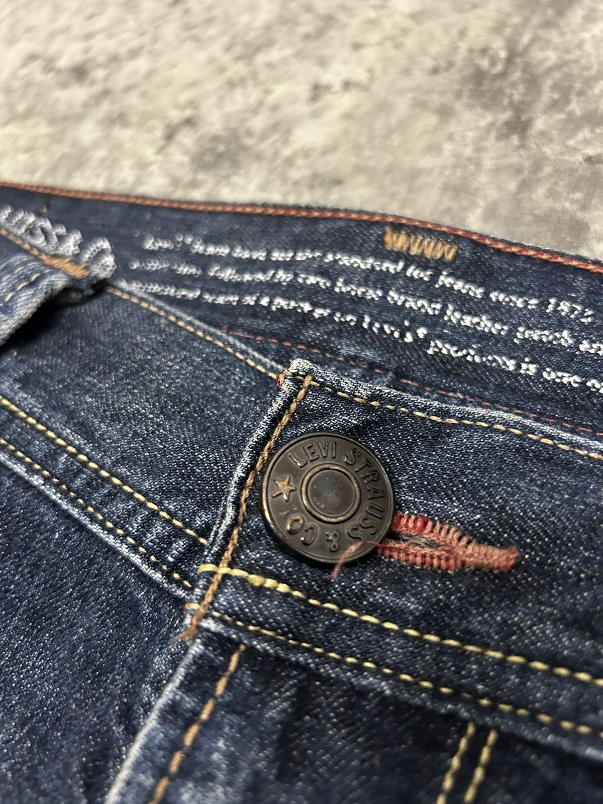 Levi's 90s Levis 507 Vintage Y2K Boot Cut Retro Denim Pants Size US 36 / EU 52 - 12 Thumbnail