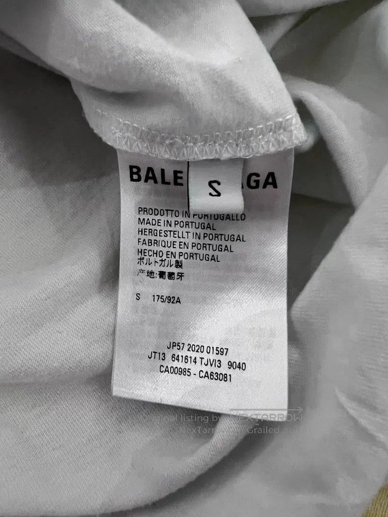 Balenciaga Balenciaga Seven Languages Short Sleeve Size US S / EU 44-46 / 1 - 3 Thumbnail