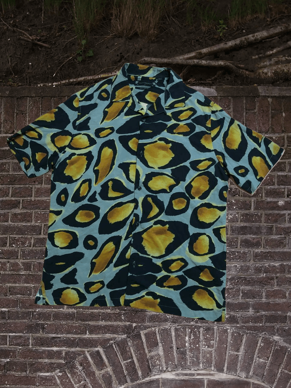 Allsaints AllSaints Scales Print Short Sleeve Shirt Size US S / EU 44-46 / 1 - 1 Thumbnail