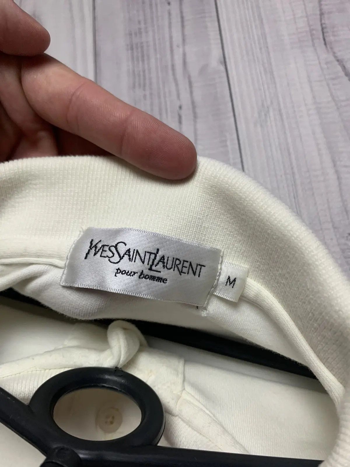 Yves Saint Laurent Vintage Polo shirt Yves Saint Laurent rare YSL logo Size US M / EU 48-50 / 2 - 2 Thumbnail