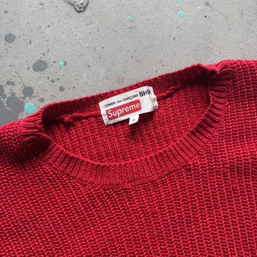 Comme des Garcons SHIRT × Supreme CDG x Supreme Knit Sweater Size US M / EU 48-50 / 2 - 3 Thumbnail