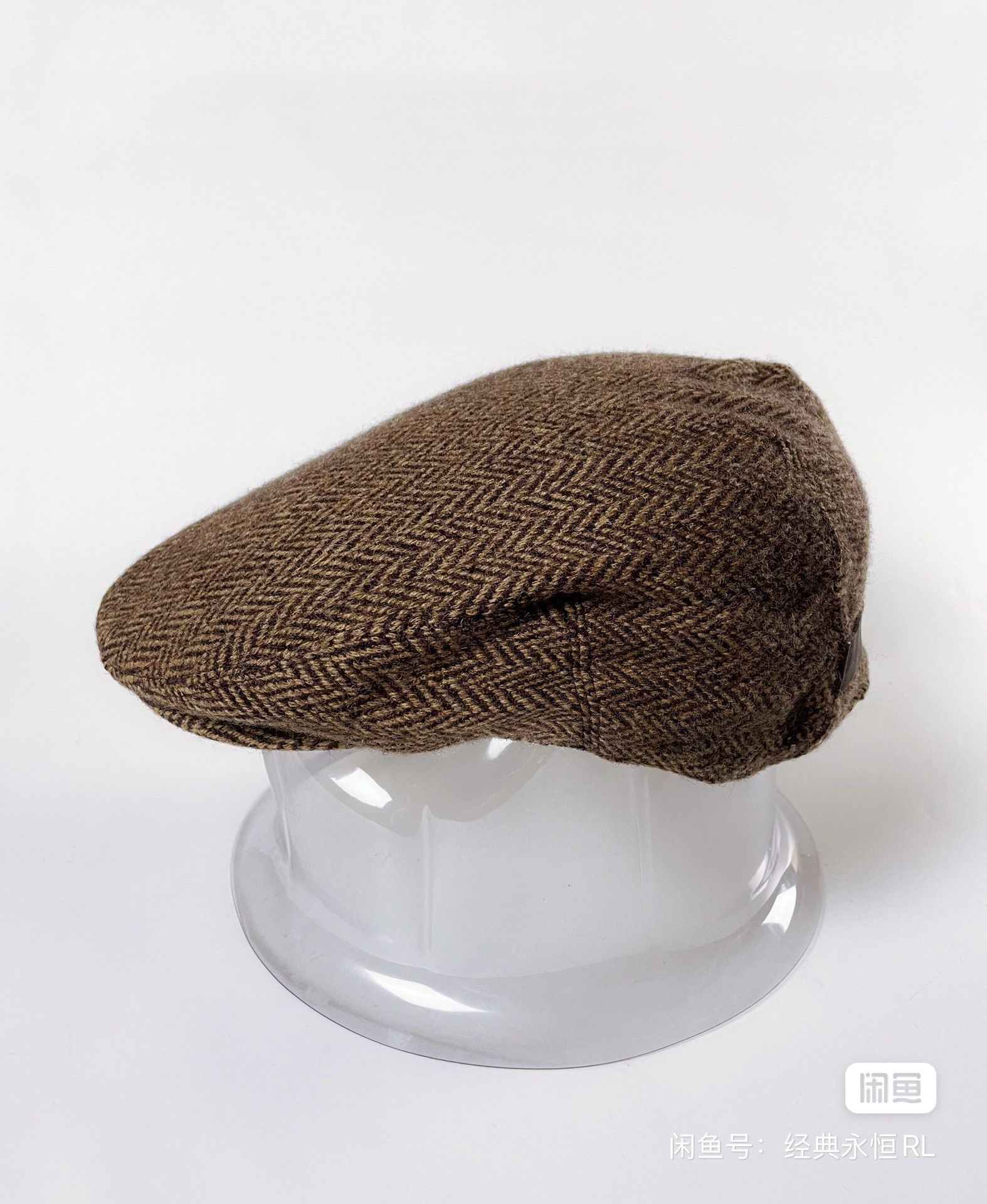 Ralph Lauren Polo Ralph Lauren Wool Tweed Flat Cap Newsboy Cap Peaked Hat Size ONE SIZE - 2 Thumbnail