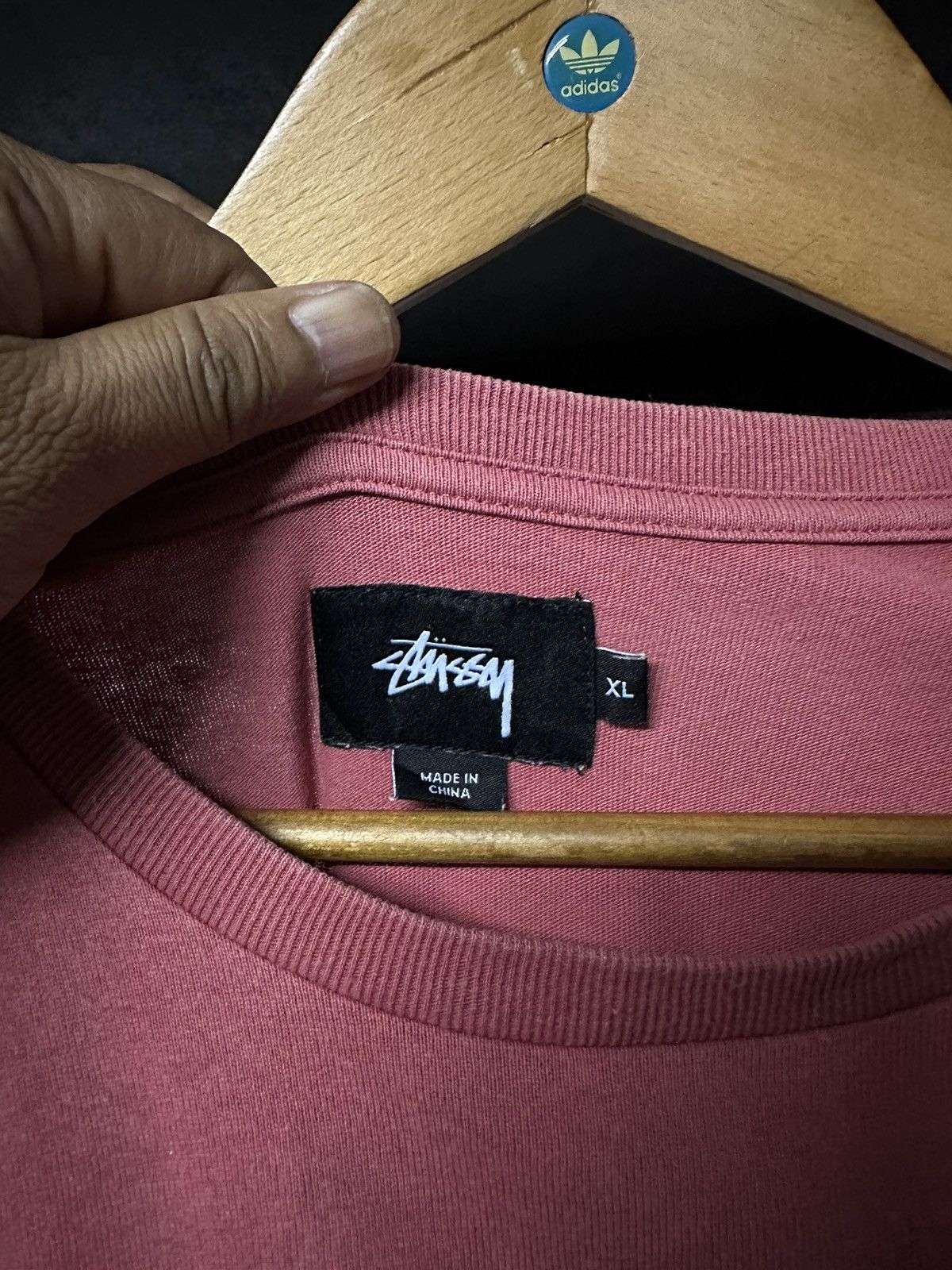 Stussy × Vintage Stussy Pocket Embroidered Logo Tee Size US XL / EU 56 / 4 - 4 Thumbnail
