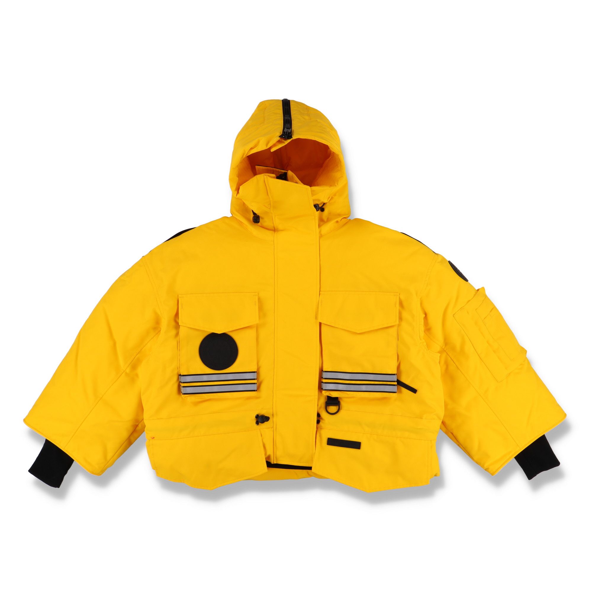 ANGEL CHEN × Canada Goose Yellow Snow Mantra Cropped Jacket Size XS / US 0-2 / IT 36-38 - 2 Thumbnail