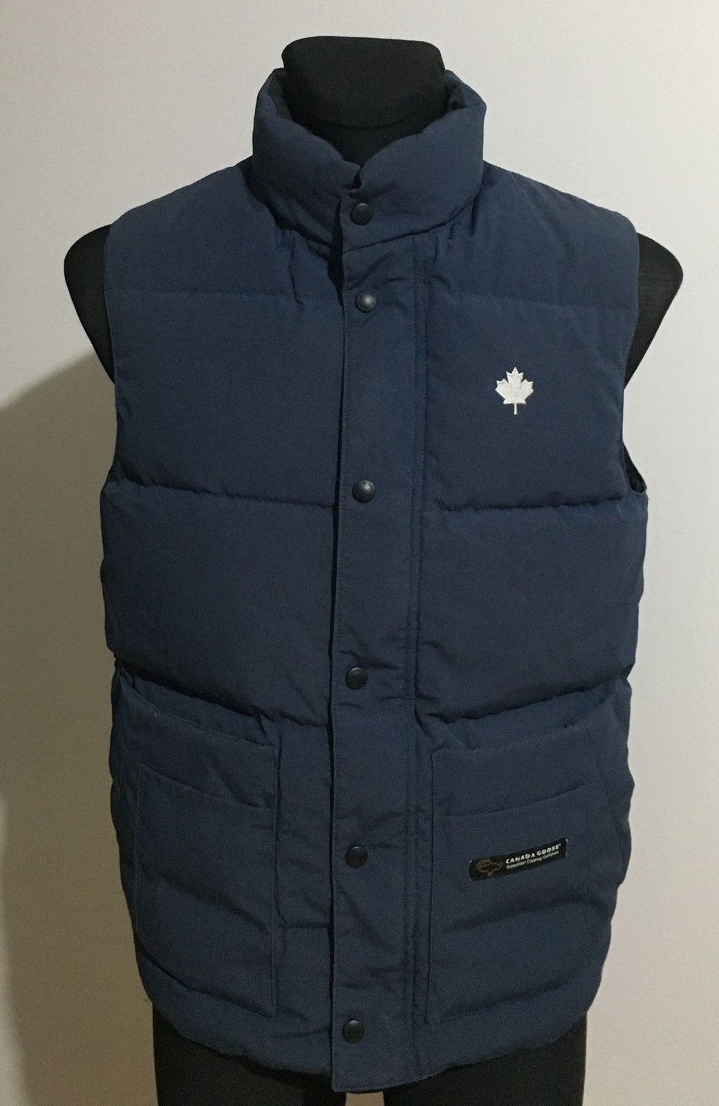 image of Canada Goose Men Vests Down Size S in Blue