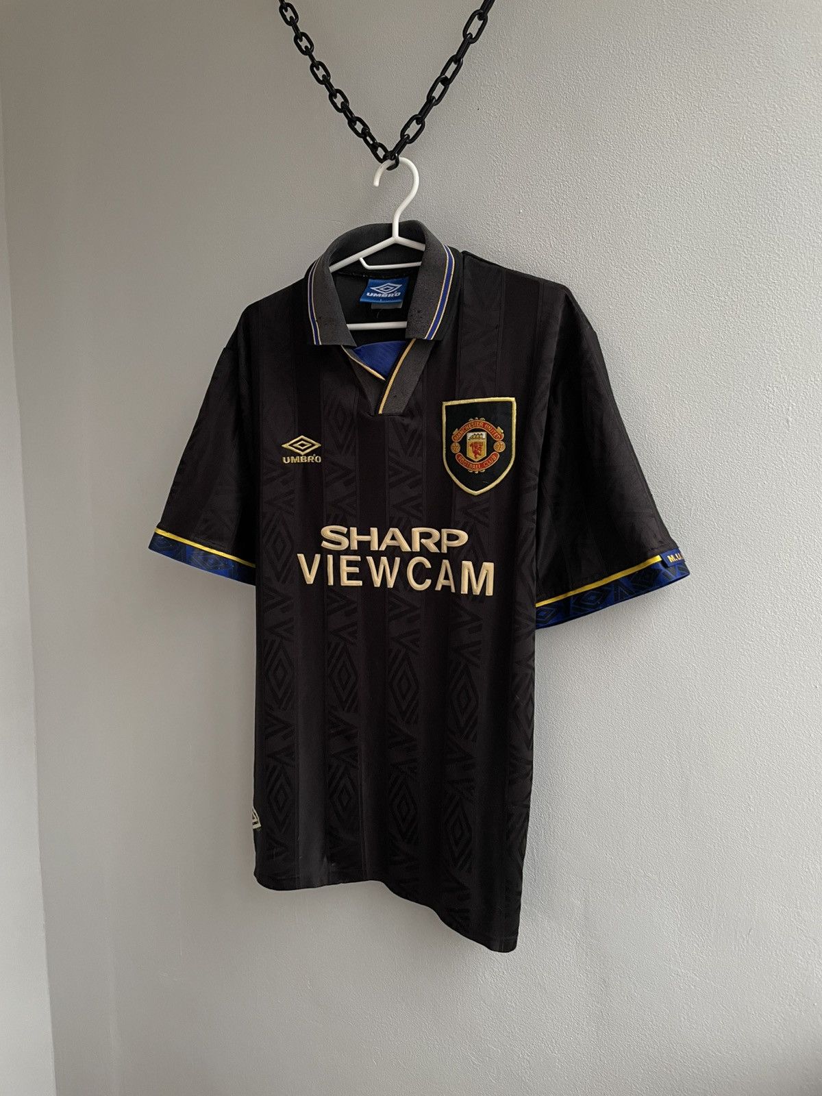 Umbro Manchester United 1993 1994 1995 Footbal Shirt Soccer Jersey Size US L / EU 52-54 / 3 - 2 Thumbnail
