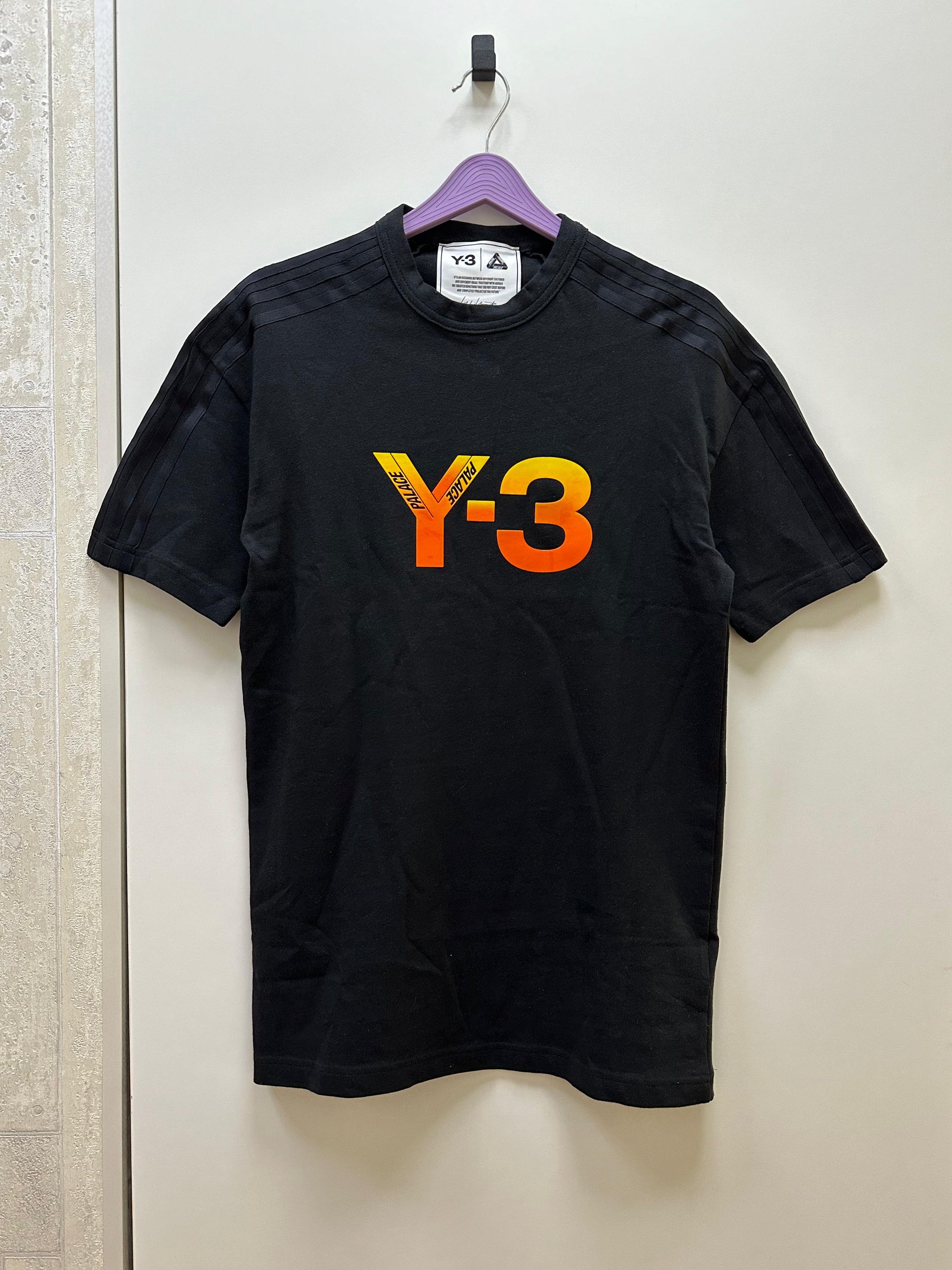 image of Y 3 Cc000013 Palace T-Shirt In Black, Men's (Size 2XS)
