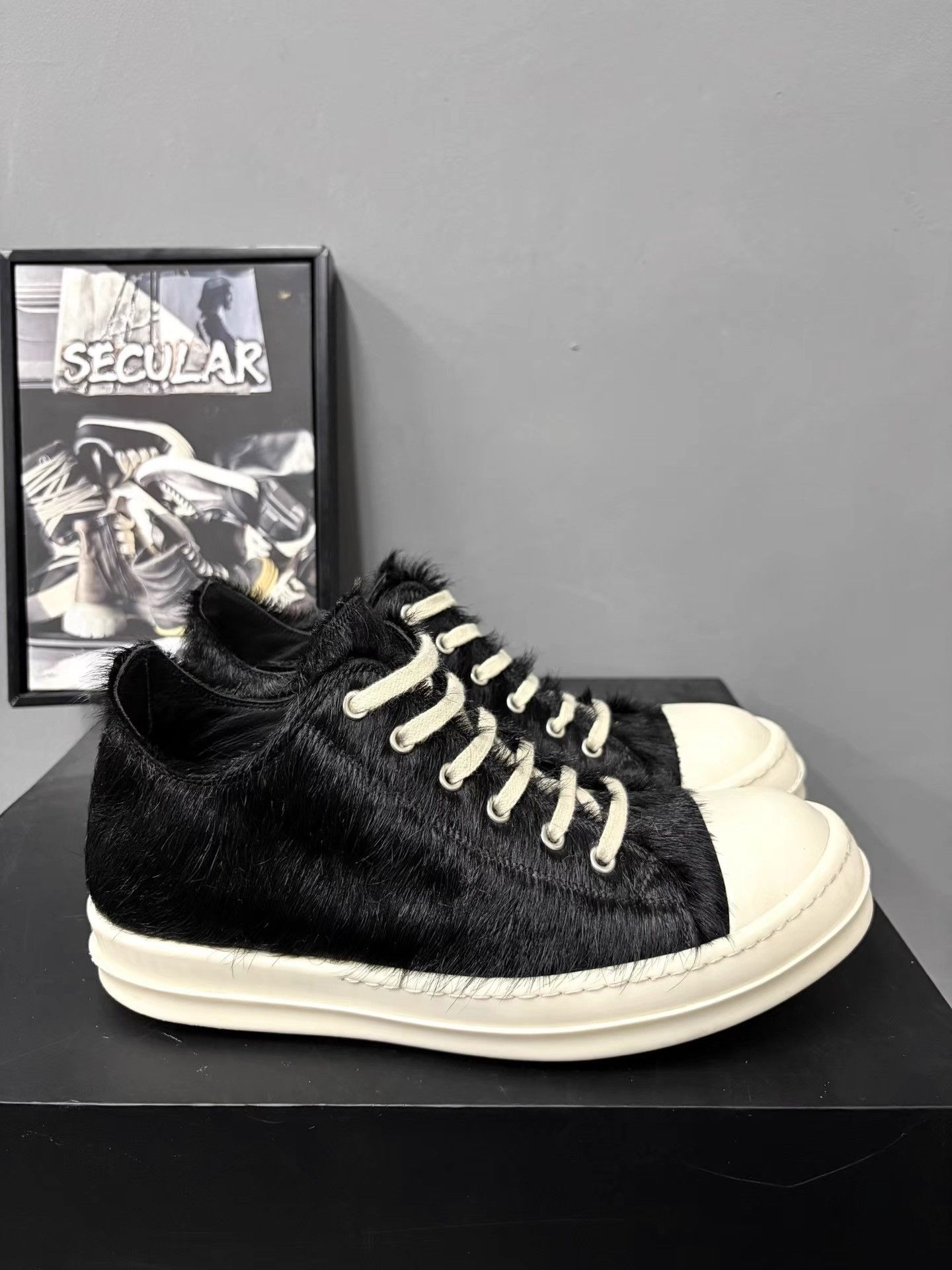 Rick Owens Rick Owens Mainline Horsehair Sneakers K34 Size US 7 / EU 40 - 4 Thumbnail