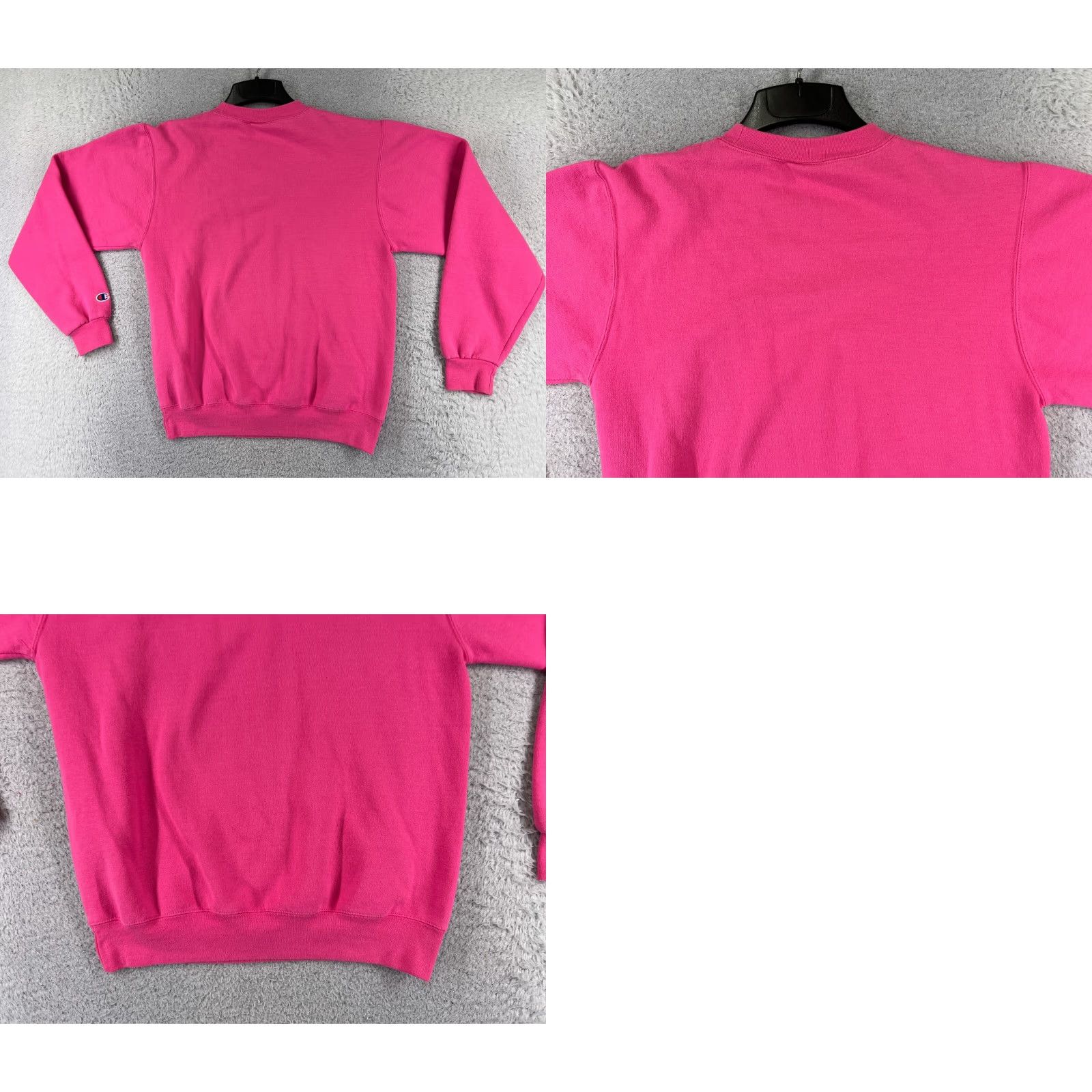 Champion Champion Sweatshirt Adult Small Pink Embroidered Long Sleeve Pullover Crew Neck Shirt Men Size US S / EU 44-46 / 1 - 9 Thumbnail