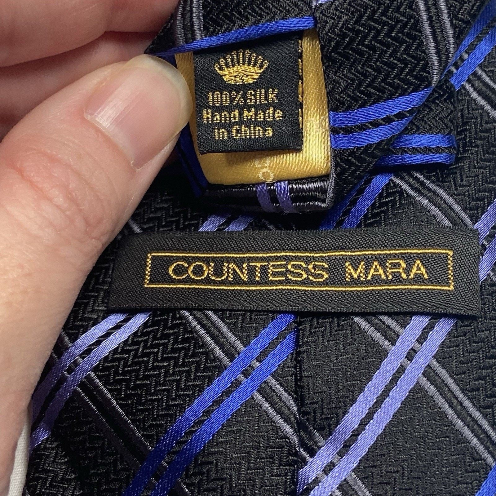 Countess Mara Men's Striped Countess Mara New York Multicolor Width 3.5" Size ONE SIZE - 2 Thumbnail