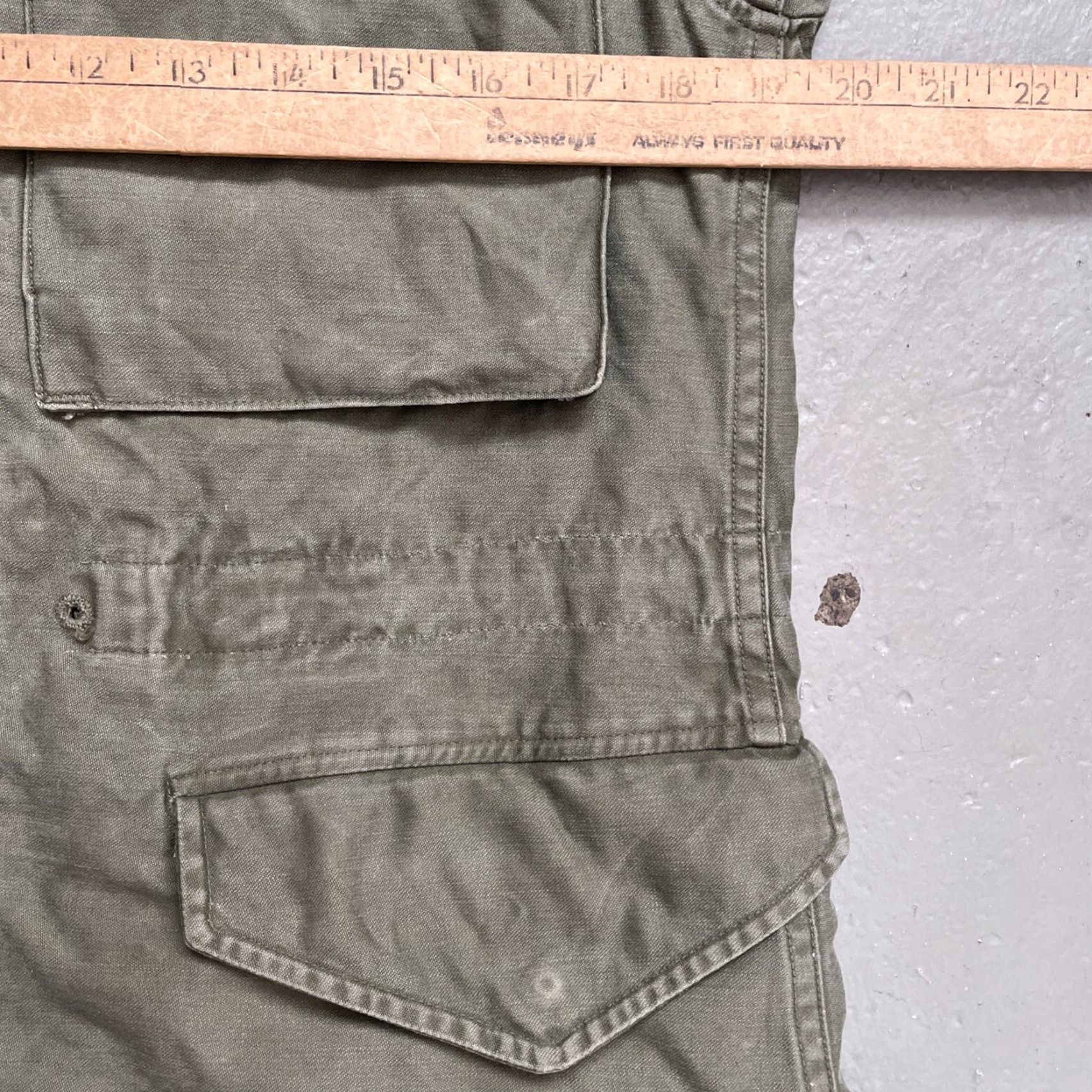 Vintage VINTAGE US Army Military Field Combat Sateen 9oz Jacket XS Regular Green Military Jacket Unisex Adults 1950s 1959 Army Korean Outdoor Utility Size US XS / EU 42 / 0 - 5 Thumbnail