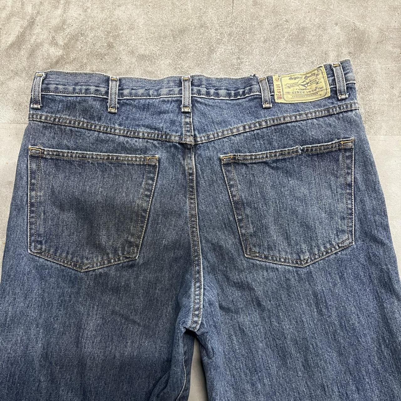 Vintage Vintage Y2K/2000s Baggy Grunge Skater Style Streetwear RedHead Dark Wash Denim Jeans! Size US 38 / EU 54 - 7 Thumbnail
