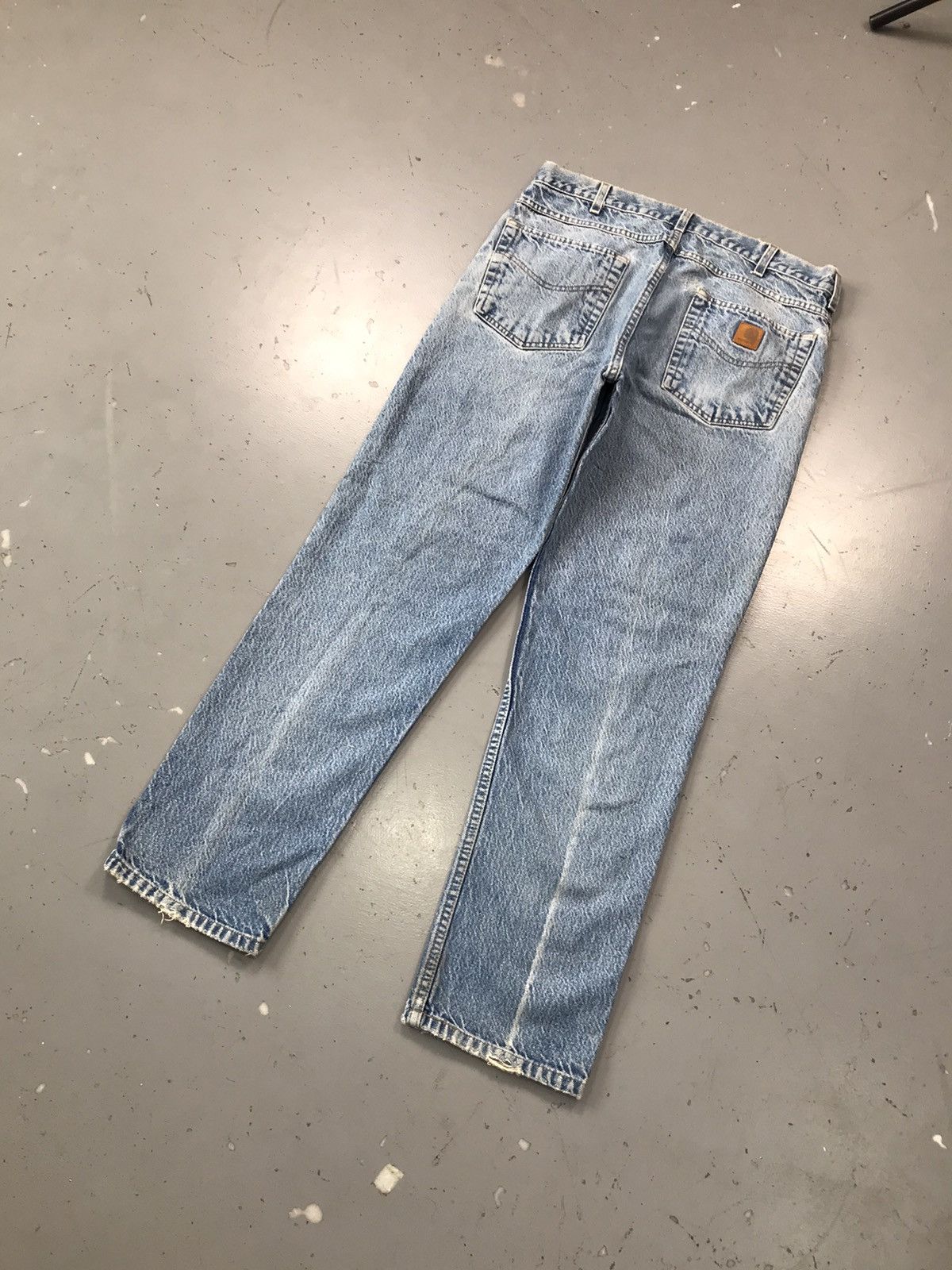 Carhartt 90s Vintage Carhartt B18 PRW distressed repaired denim Size US 34 / EU 50 - 17 Thumbnail