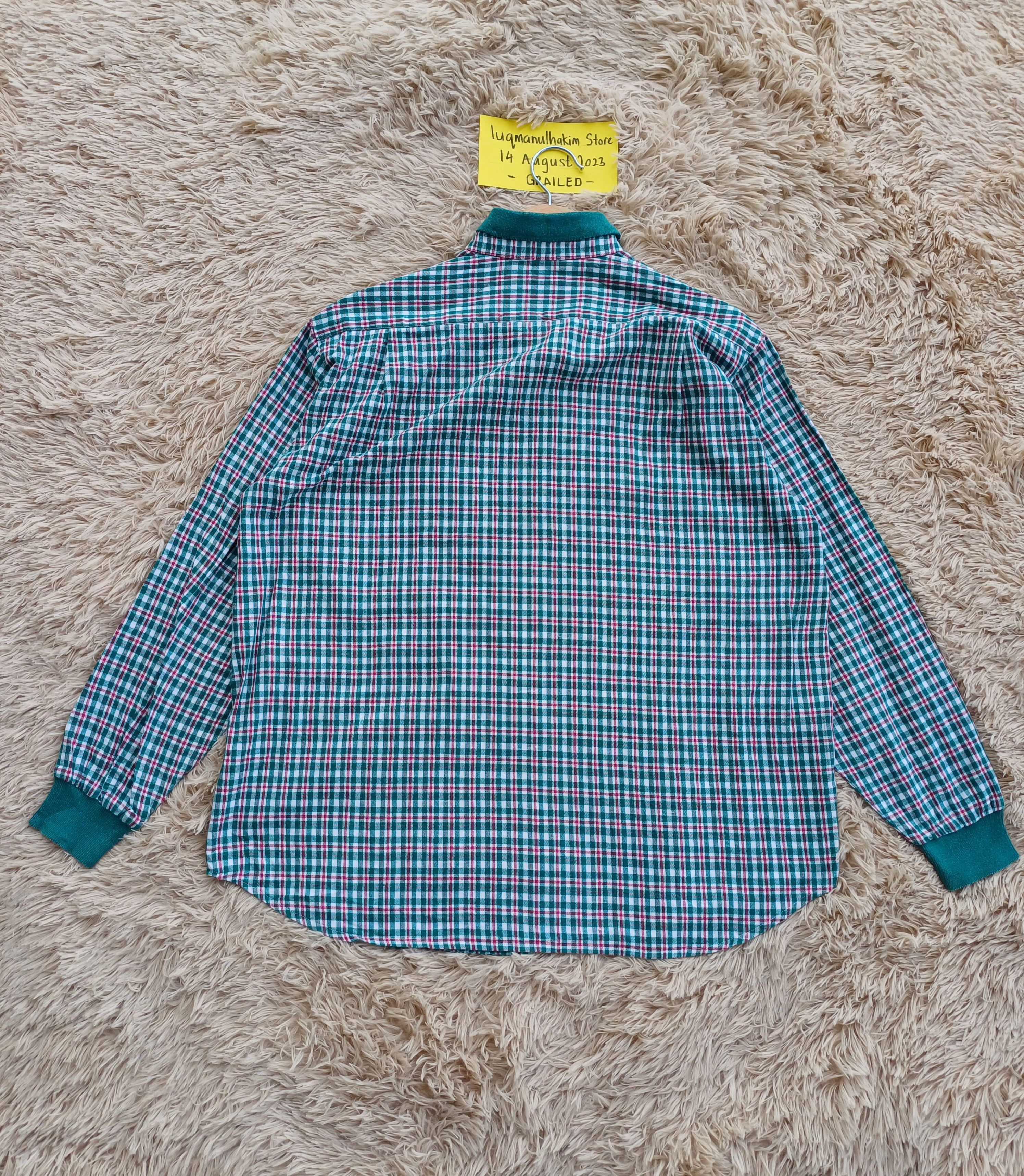 Christian Dior Monsieur Rare Vintage Christian Dior Checkered Longsleeve Shirt Size US L / EU 52-54 / 3 - 10 Thumbnail