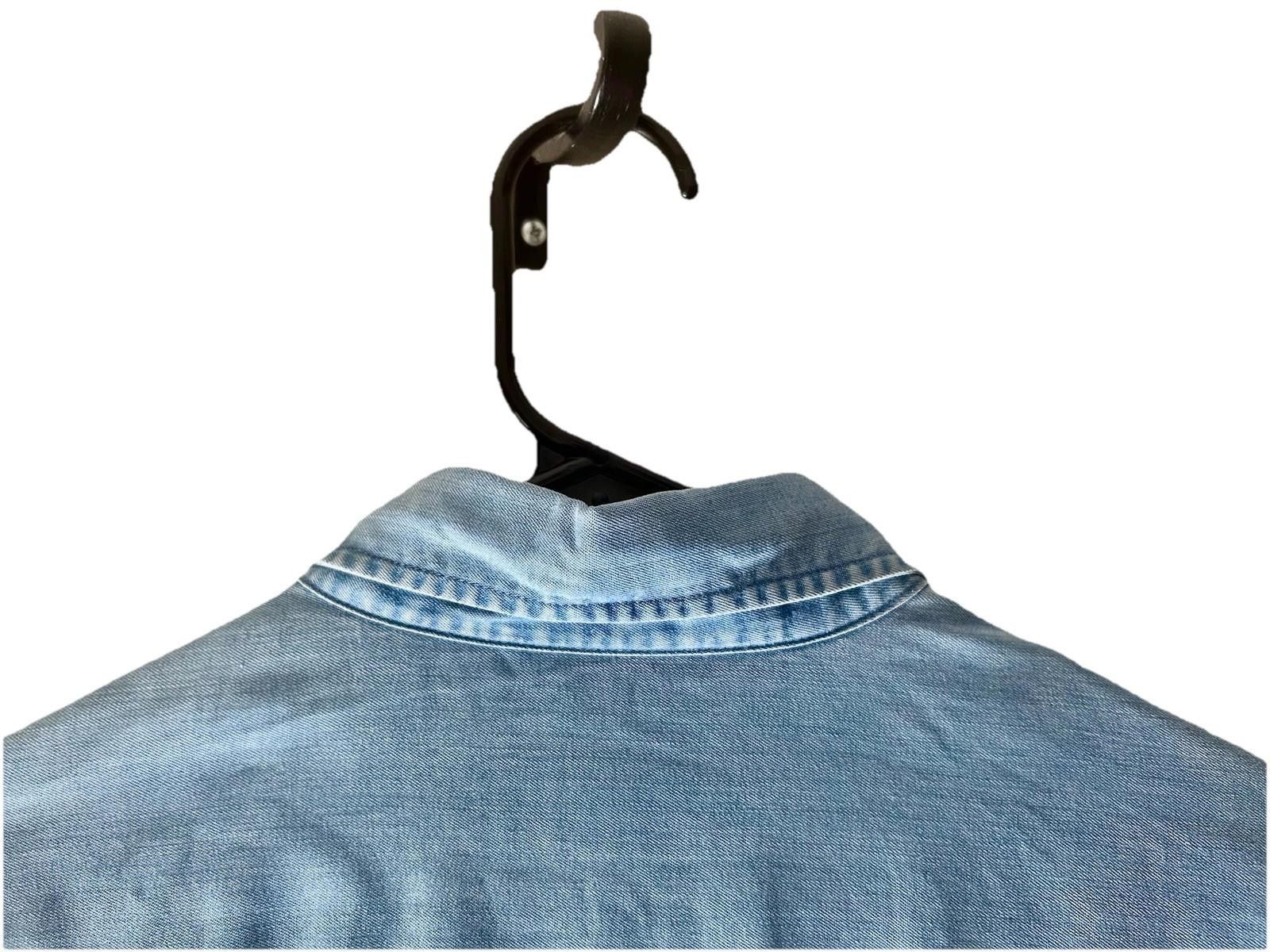 Officine Generale Officine Générale Lyocell Long-Sleeve Shirt Loose-Fit Denim Size US M / EU 48-50 / 2 - 3 Thumbnail