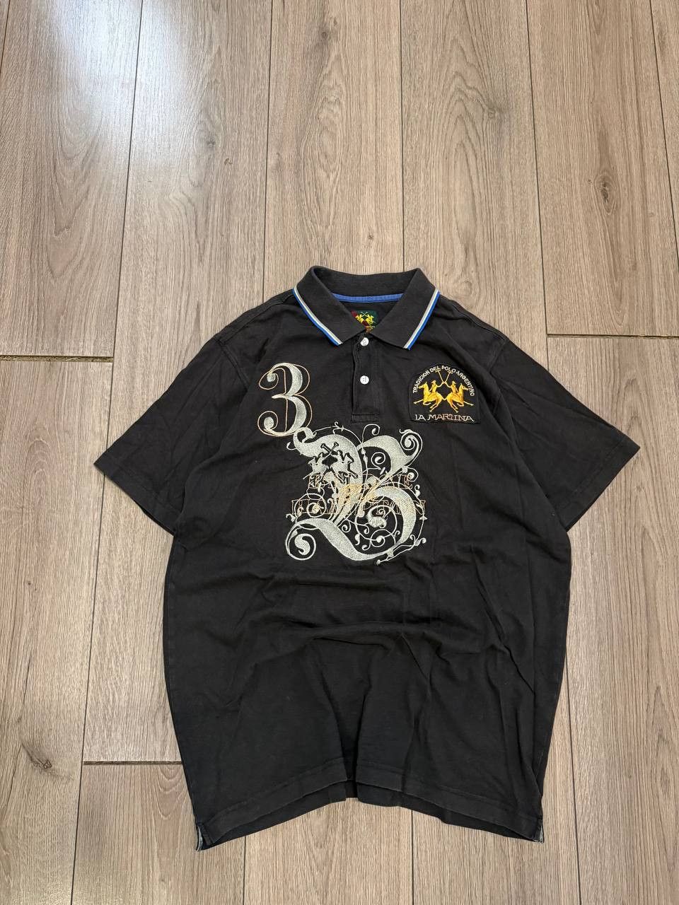 La Martina Vintage La Martina Polo Mens Size S Black Regular Size US S / EU 44-46 / 1 - 1 Thumbnail
