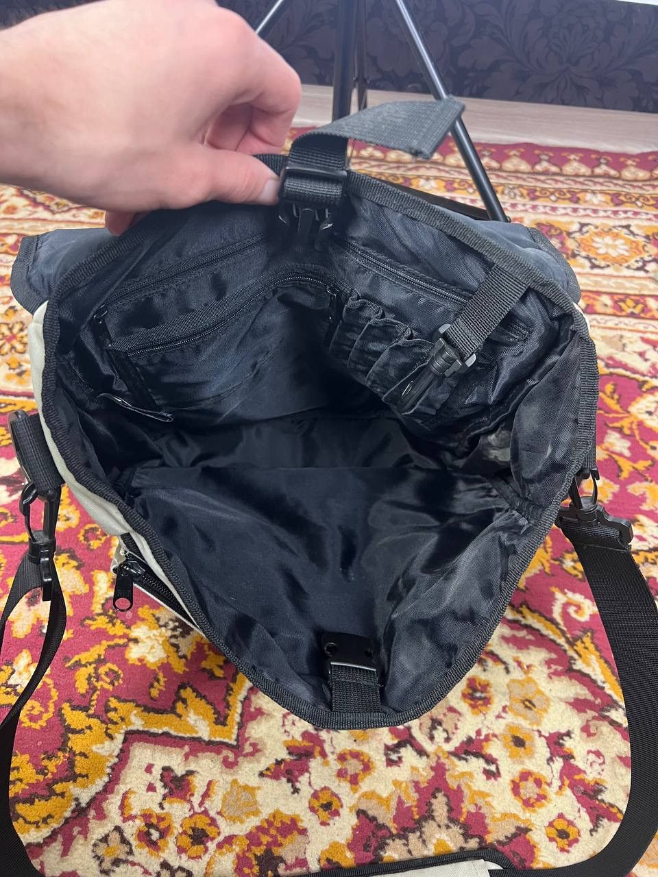 Gap × Vintage Vintage Gorpcore GAP Messenger Backpack Y2K Japanese bag Size ONE SIZE - 19 Thumbnail
