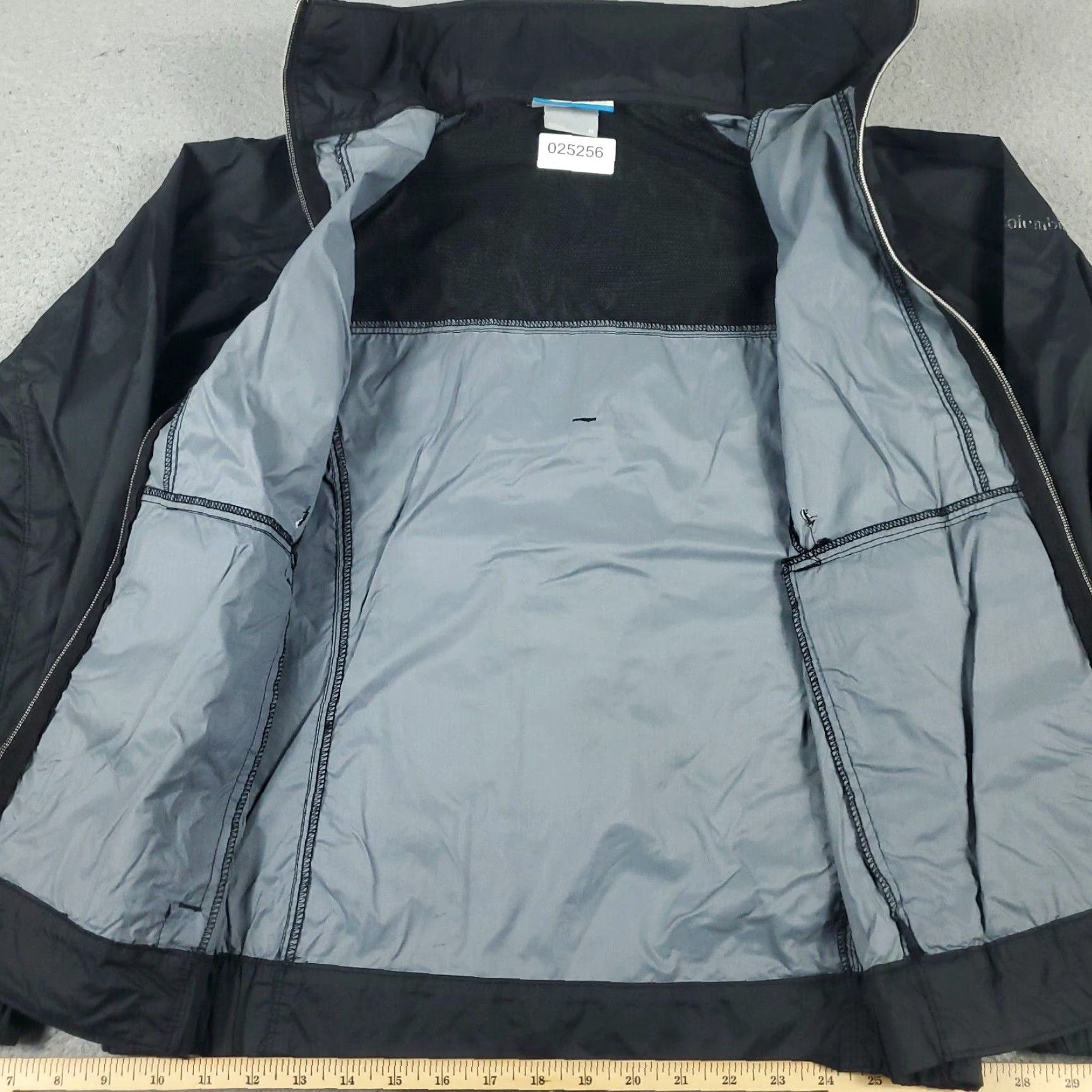 Vintage Columbia Jacket Women Medium Black Full Zip Windbreaker Jacket Size M / US 6-8 / IT 42-44 - 5 Thumbnail
