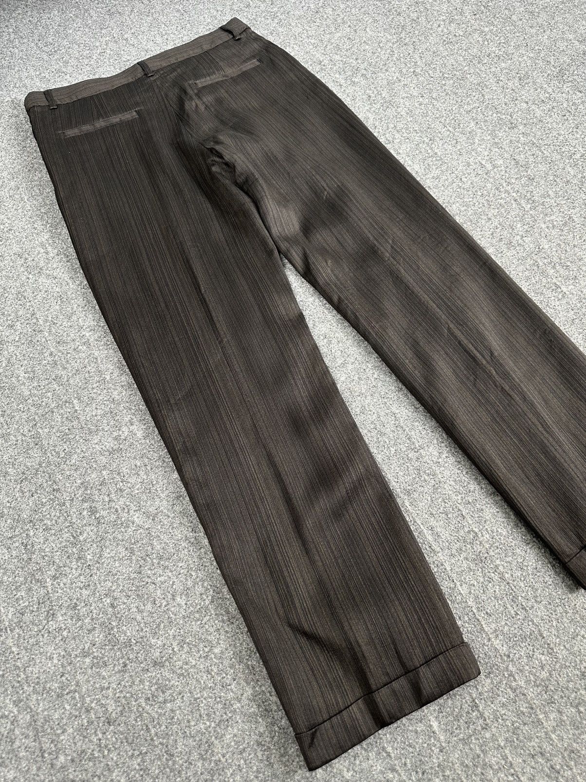 Hermes × Maison Margiela Hermes - Maison Margiela Archive - Cuffed Wool Pants Size 27" / US 4 / IT 40 - 8 Thumbnail