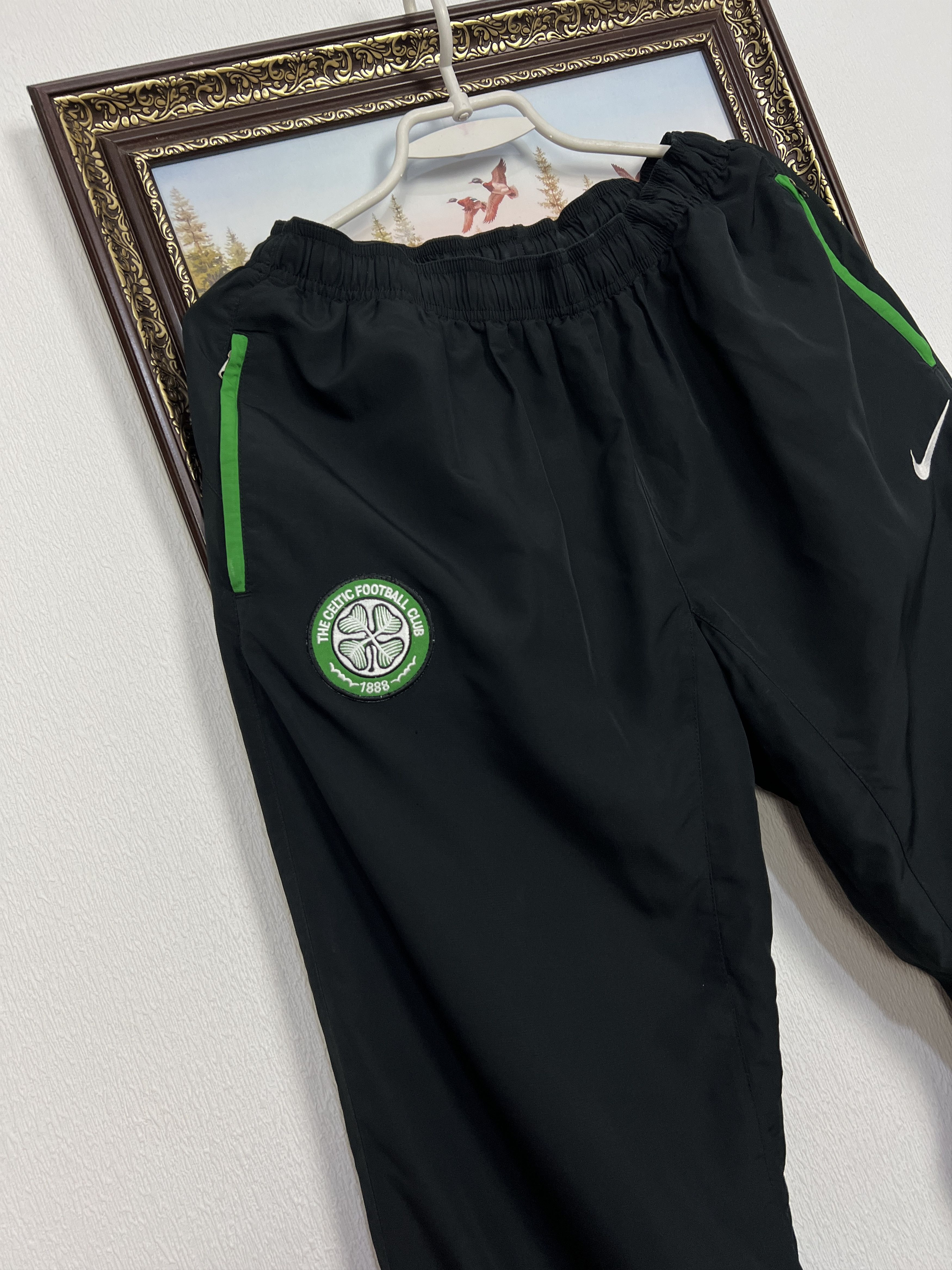 Nike Vintage Celtic Football Pants Soccer Sweatpants Athletic Size US 34 / EU 50 - 3 Thumbnail