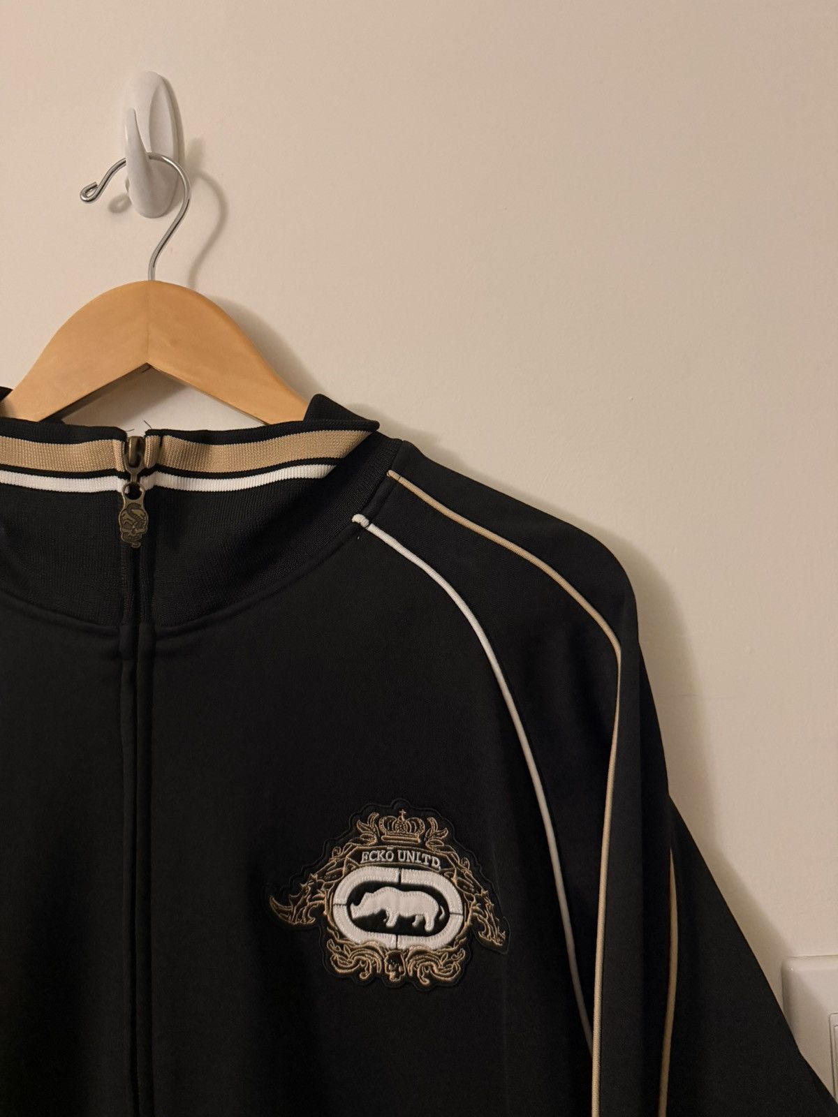 Ecko Unltd. Vintage Black Ecko Untld Track Zipup Grail, Root of All Evil Size US XL / EU 56 / 4 - 3 Thumbnail