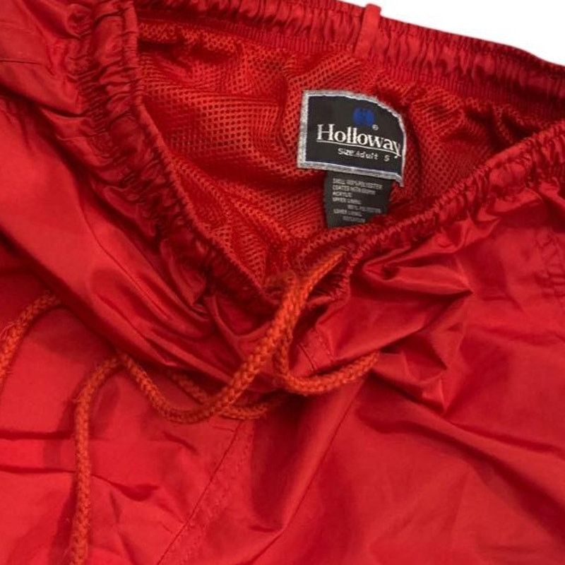 Holloway Vintage Holloway Pants Joggers Windbreaker Zip Red Adult SM Size US 32 / EU 48 - 2 Thumbnail