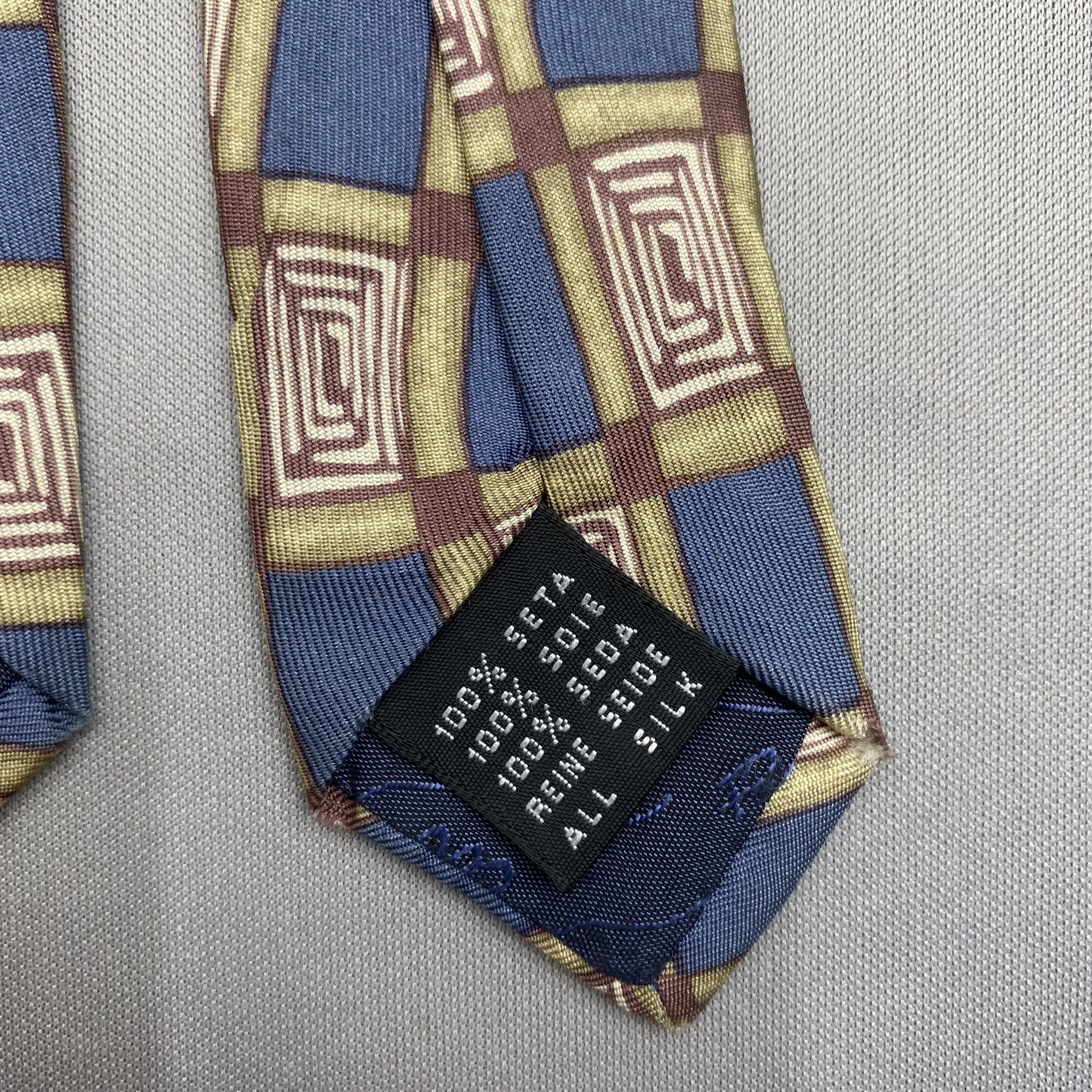 Japanese Brand Vintage Pierre Balmain SILK Necktie Cravate Pure Silk Size ONE SIZE - 8 Thumbnail