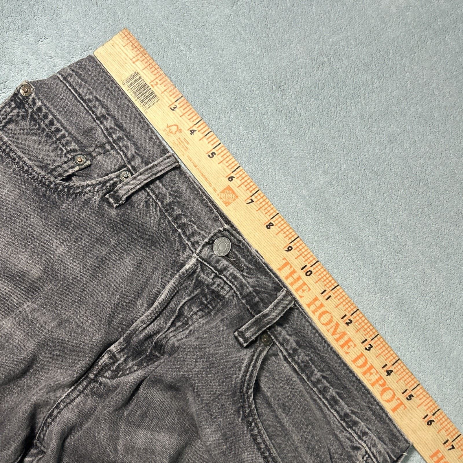 Levi's Levis 501 Straight Jeans Women 32x25 Raw Hem Hamilton Button Size 32" / US 10 / IT 46 - 14 Thumbnail