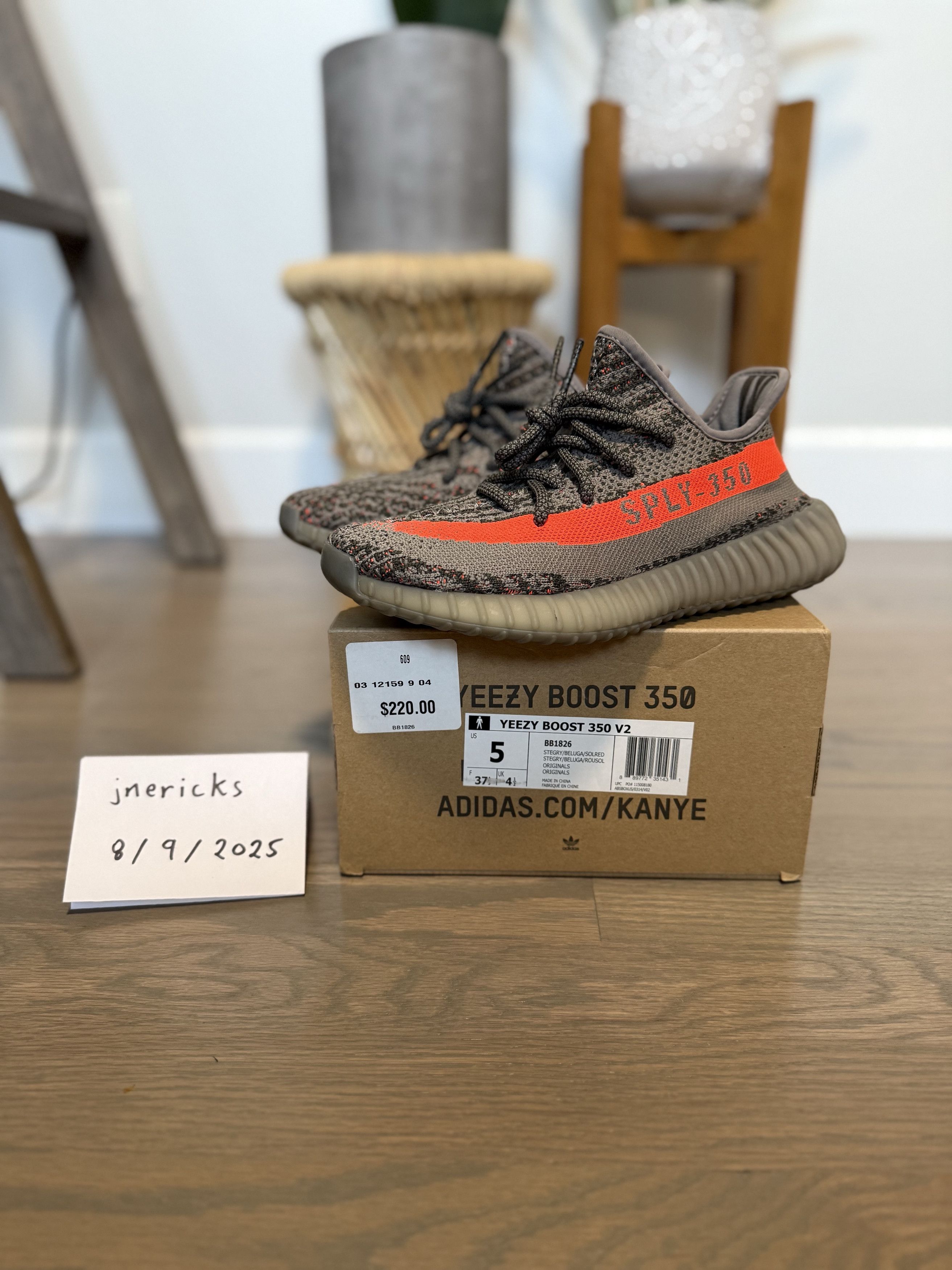 Adidas Yeezy Boost 350 V2 Beluga Size US 5 / EU 37 - 1 Thumbnail