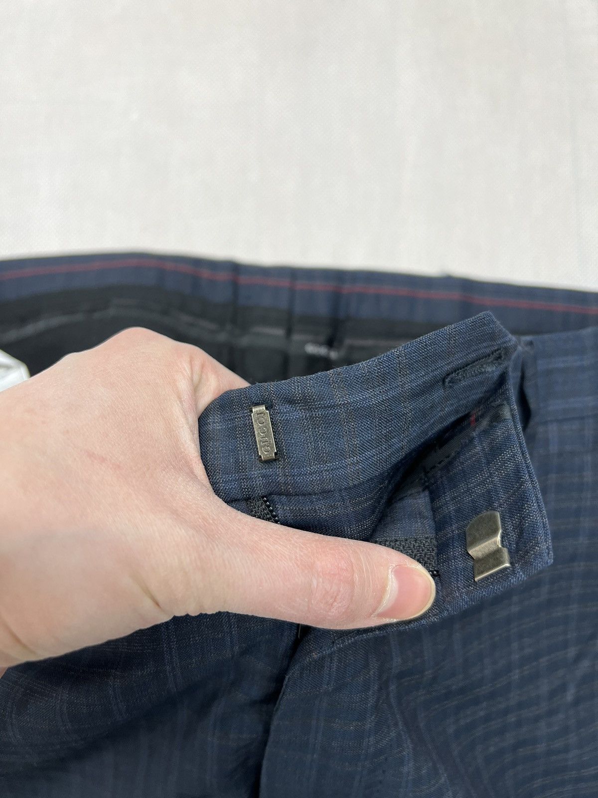 Gucci Checkered Trousers Gucci 100% Wool Size US 34 / EU 50 - 4 Thumbnail