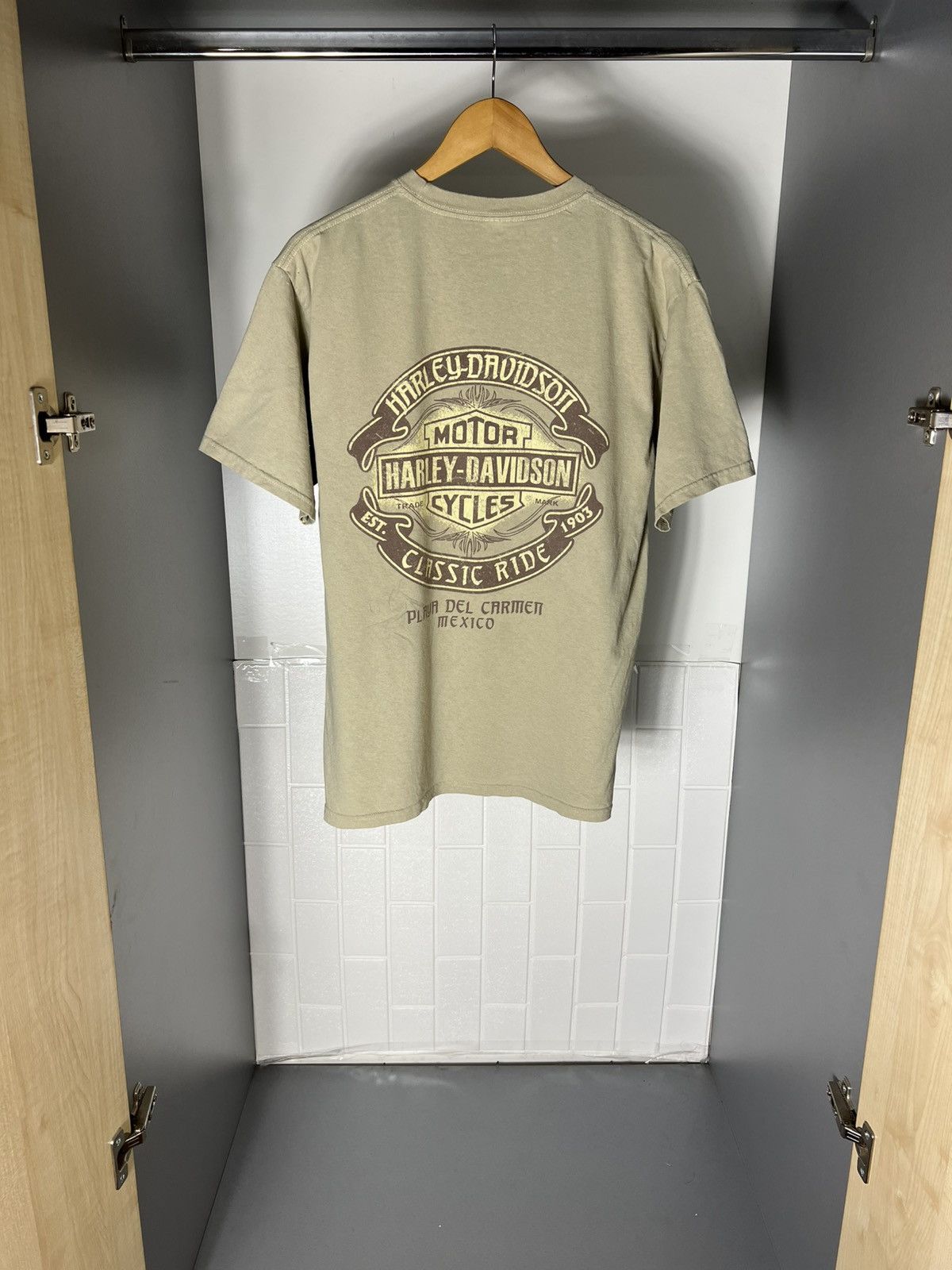 Harley Davidson VINTAGE HARLEY DAVIDSON MOTORCYCLE MEXICO RETRO BIKE Y2K 90s Size US XL / EU 56 / 4 - 1 Thumbnail