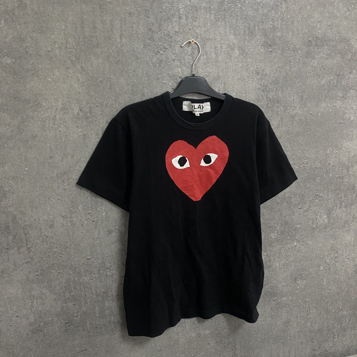 Comme des Garcons Vintage Comme Des Garçons Big Heart T-Shirt Size US M / EU 48-50 / 2 - 3 Thumbnail