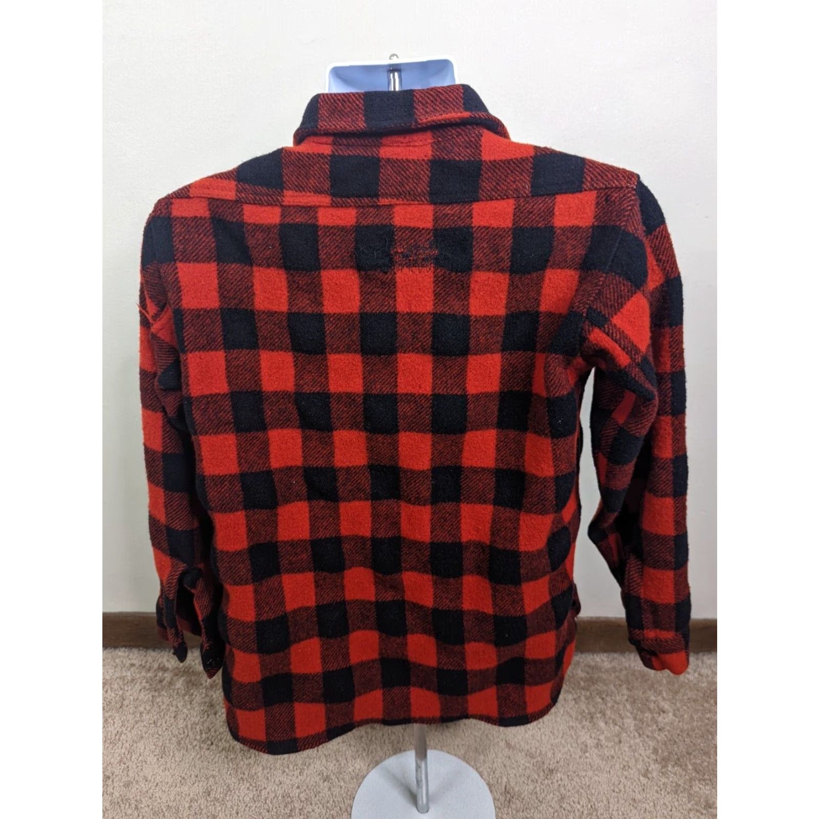 Vintage VINTAGE Frostproof Wool Button Flannel Shirt Coat Jacket L Buffalo PlaidMens Shirt Size US L / EU 52-54 / 3 - 3 Thumbnail