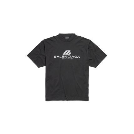 Balenciaga o1w1db10226 Activewear T-Shirt Medium Fit in Black Size US XS / EU 42 / 0 - 1 Thumbnail