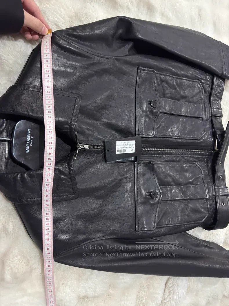 Saint Laurent Paris Saint Laurent Paris Pilot Leather Jacket Size US S / EU 44-46 / 1 - 7 Thumbnail