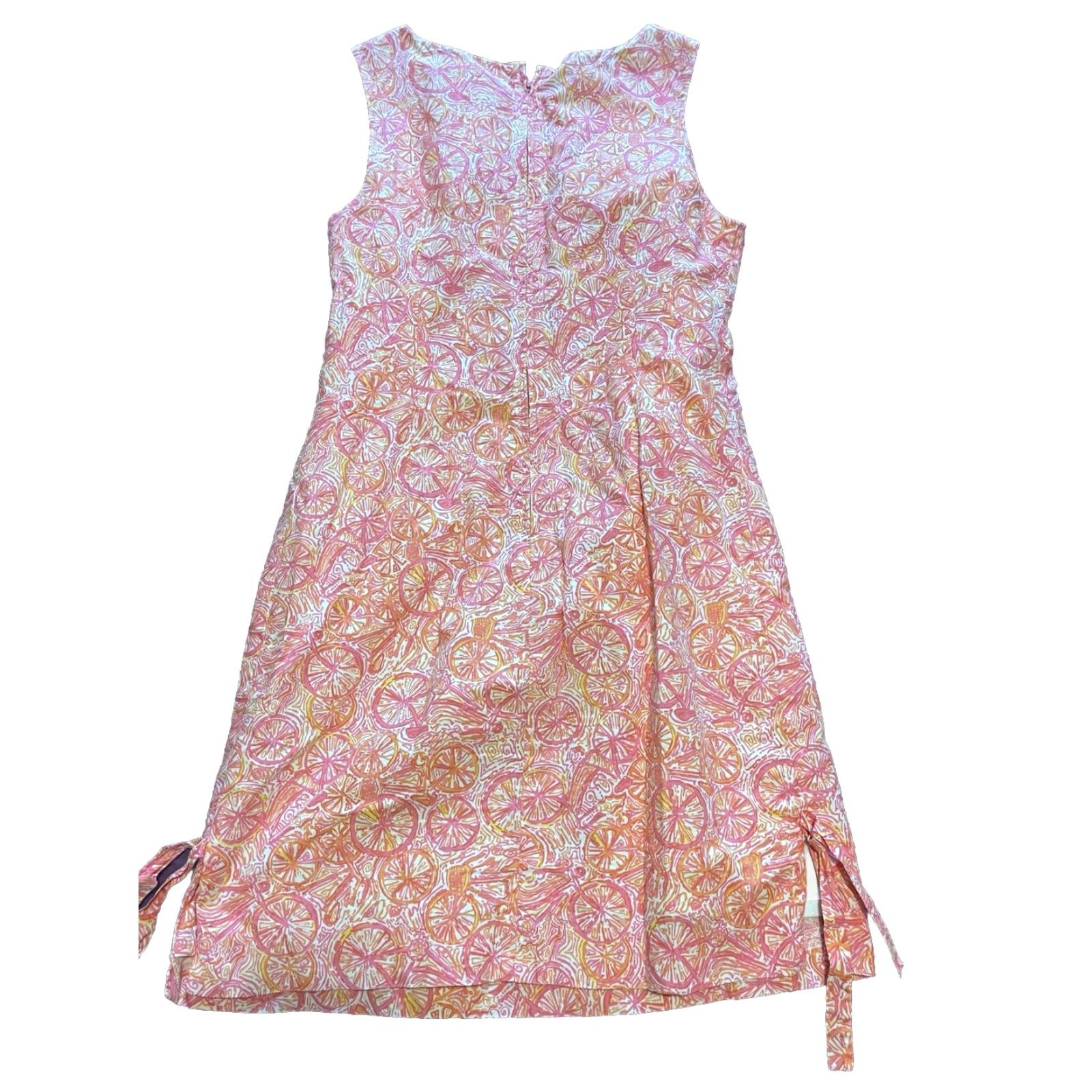 Lilly Pulitzer VINTAGE Lilly Pulitzer Lola Hotty Pink Ten Speed Cotton Dress Sz 4 Size S / US 4 / IT 40 - 7 Thumbnail