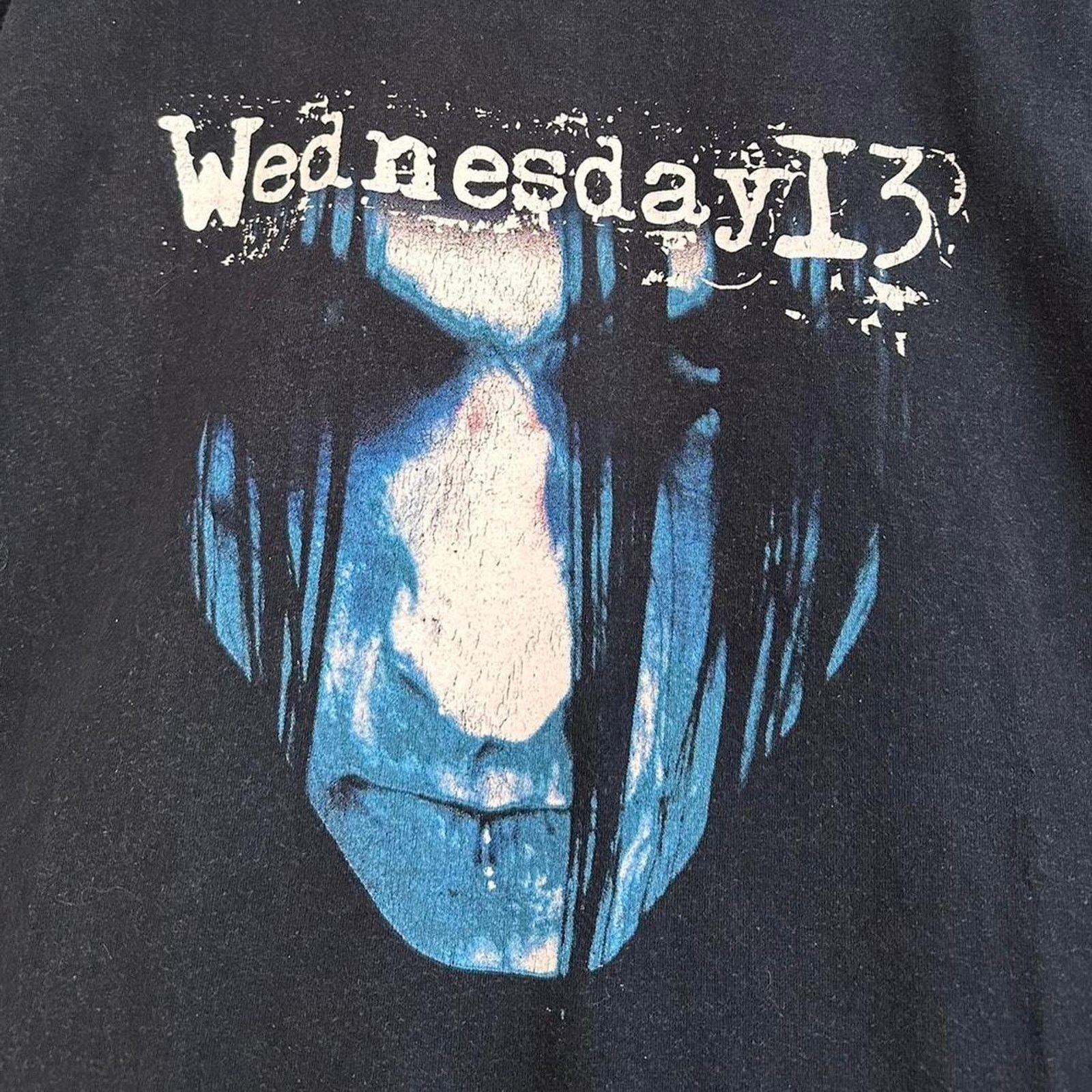 Band Tees × Fruit Of The Loom × Vintage Vintage Wednesday 13 Band Shirt Size US XL / EU 56 / 4 - 3 Thumbnail