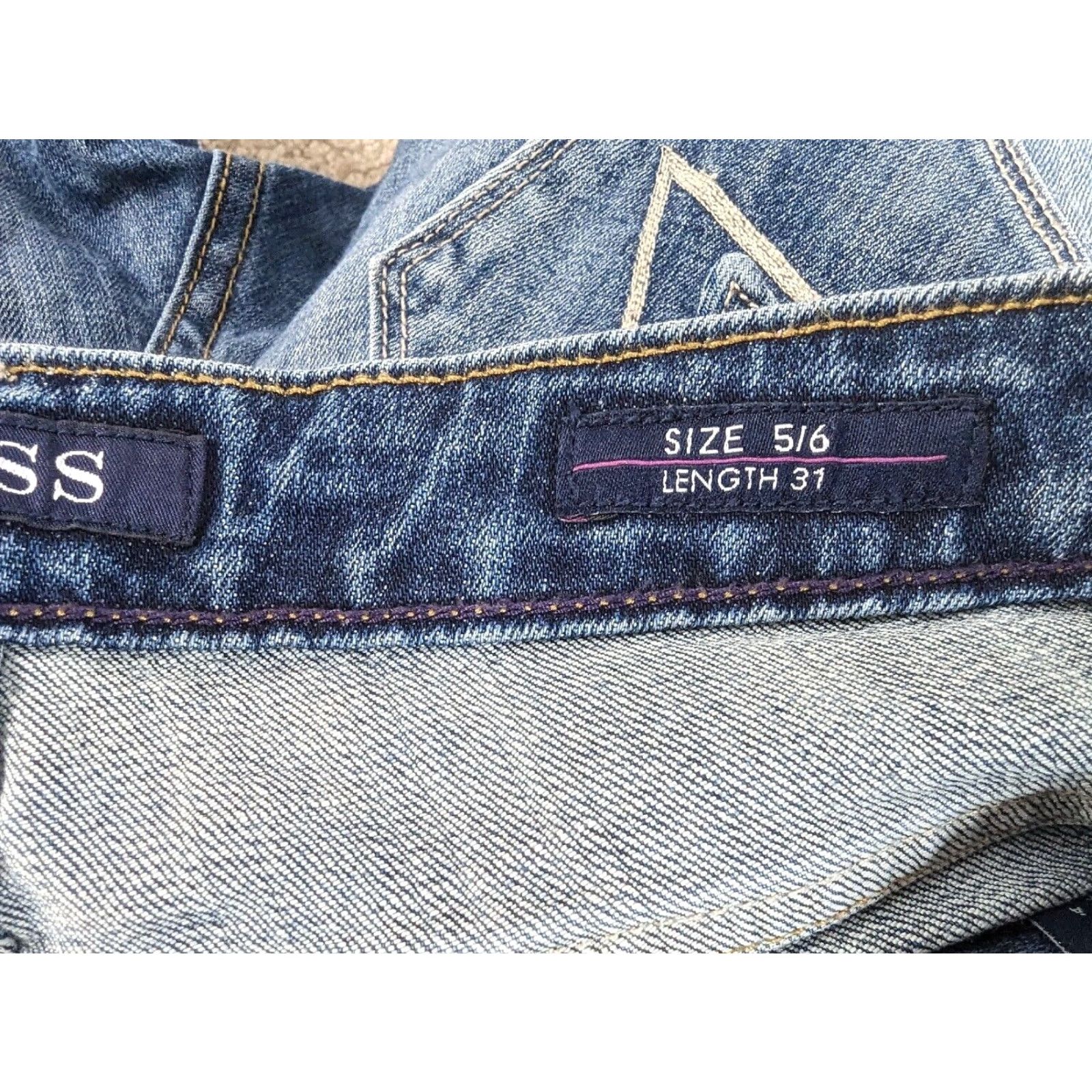 Vintage VIGOSS The New York Skinny Jeans Women's 5/6 30x30 Stretch Denim M6W Size 27" / US 4 / IT 40 - 5 Thumbnail