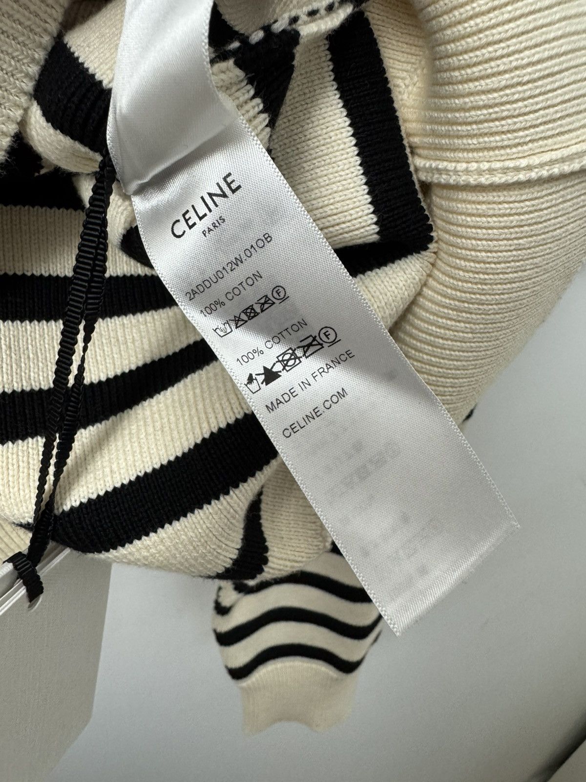 Celine × Hedi Slimane Celine Stripes Hedi Slimane Sweater Designer Luxury High End Size US M / EU 48-50 / 2 - 7 Thumbnail
