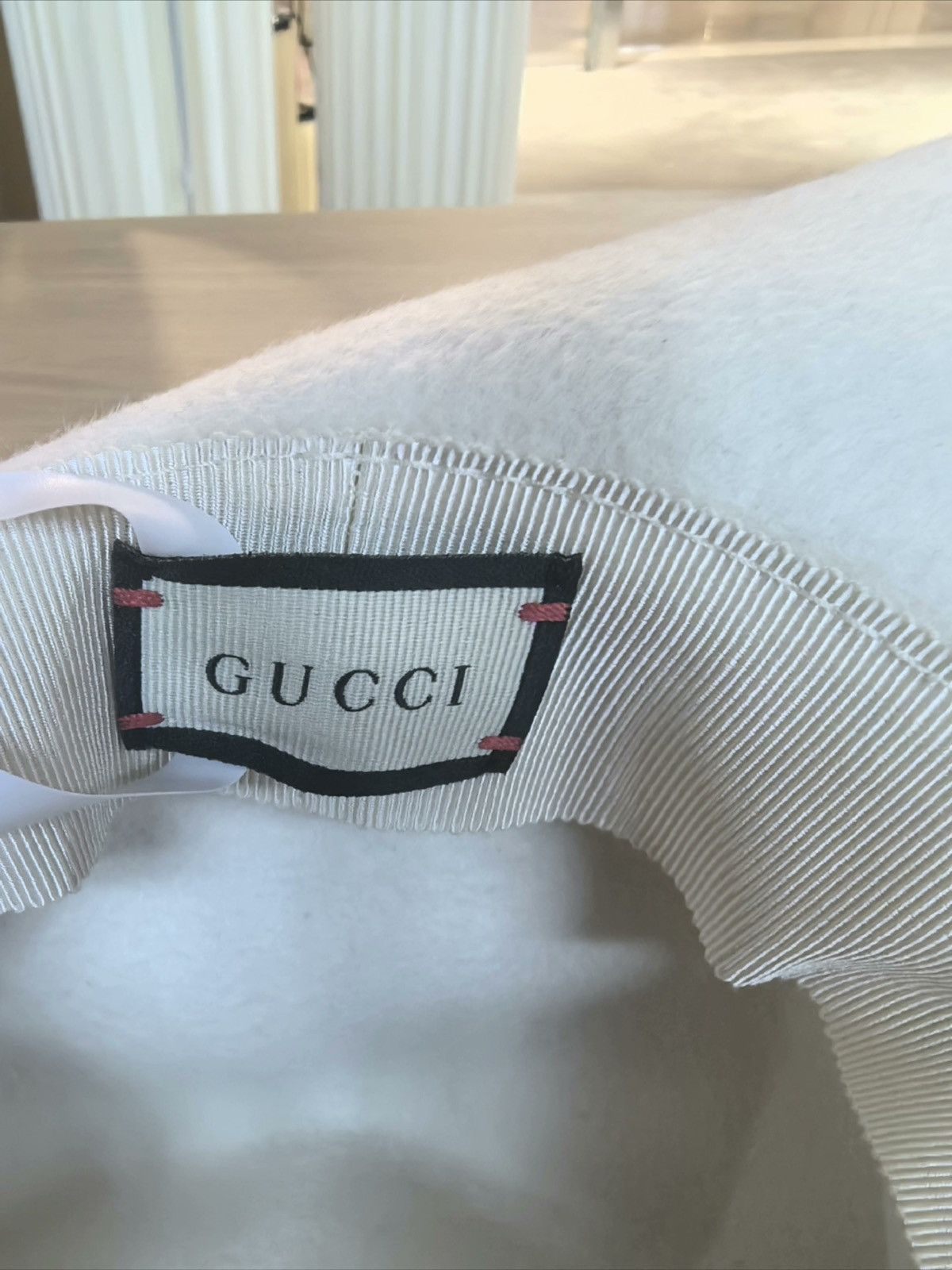 Gucci FELT WIDE-BRIM HAT WITH CHAIN DETAIL Size ONE SIZE - 6 Thumbnail