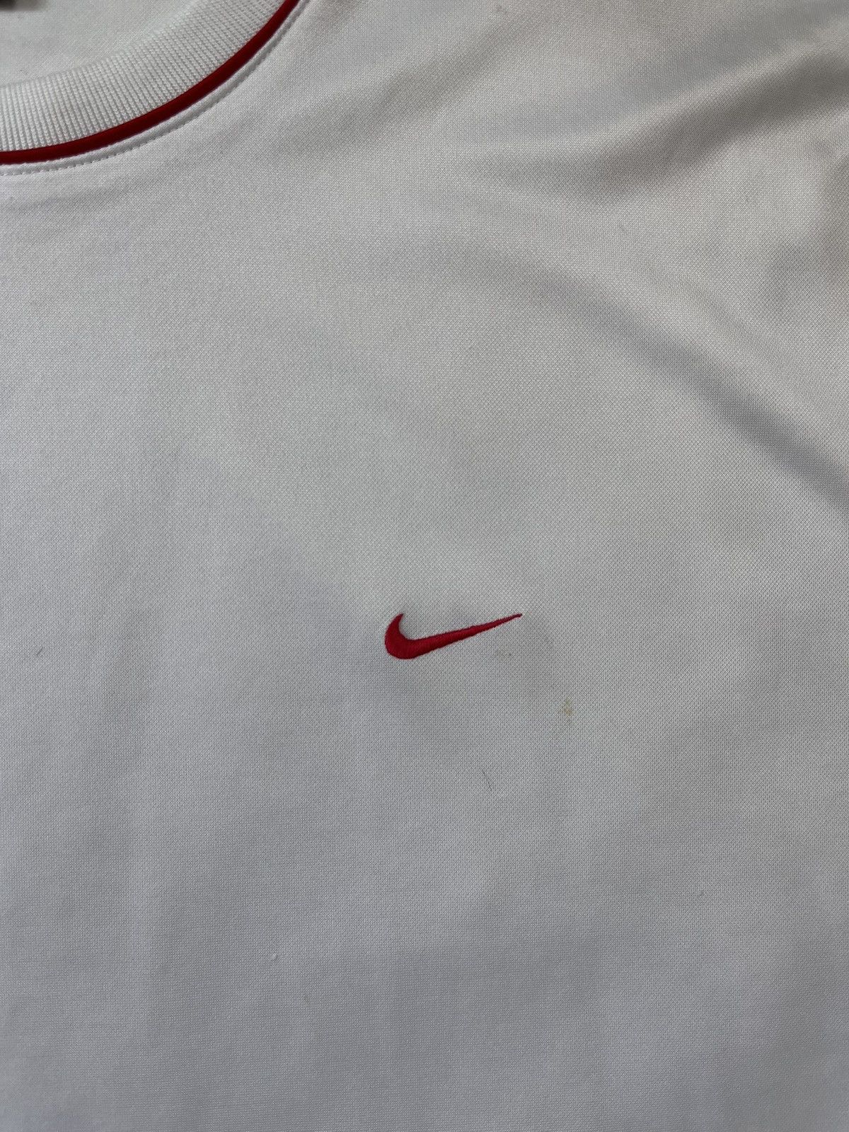 Nike × Vintage 90s Nike Swoosh Vintage Y2K Oversized Retro Tee T-Shirt Size US XXL / EU 58 / 5 - 2 Thumbnail